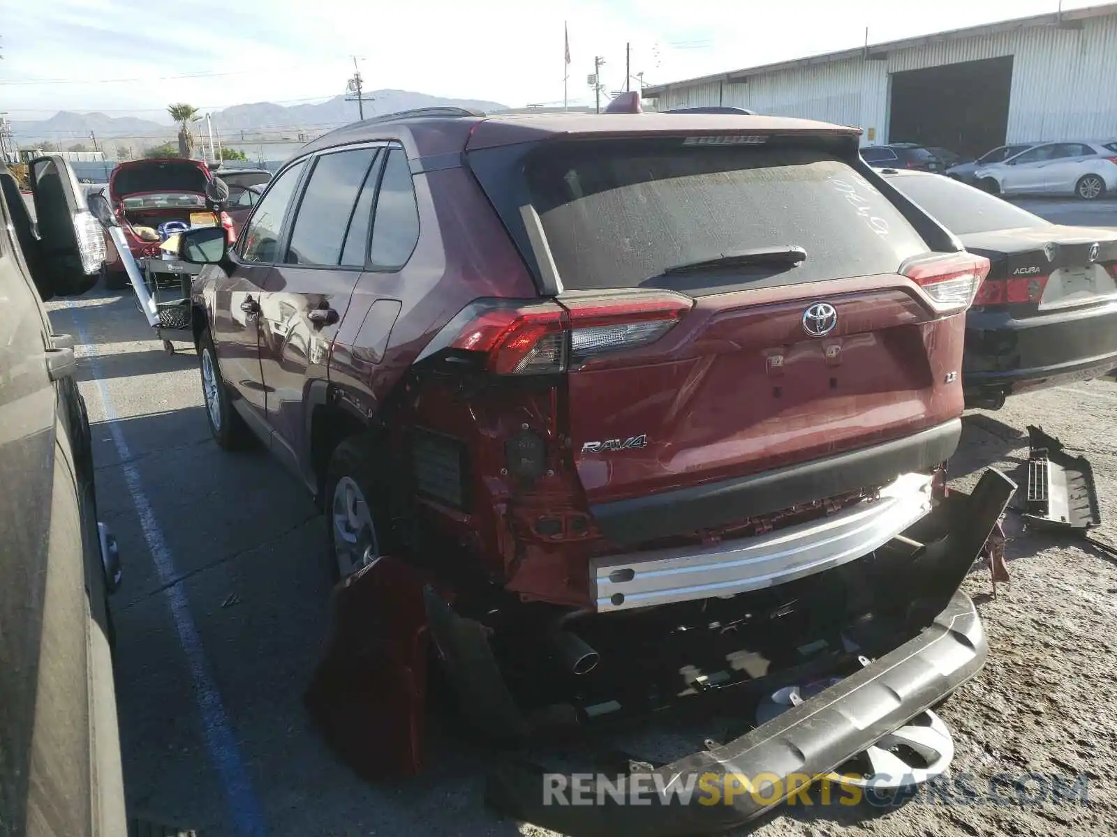 3 Photograph of a damaged car JTMK1RFV3LD052555 TOYOTA RAV4 2020