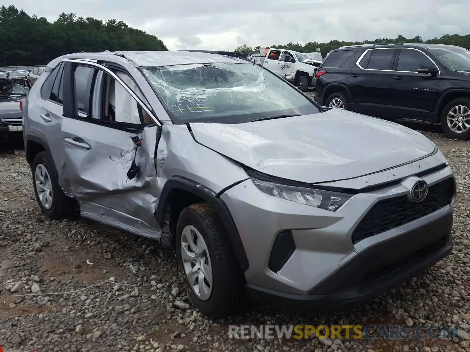 1 Photograph of a damaged car JTMK1RFV5LD047356 TOYOTA RAV4 2020