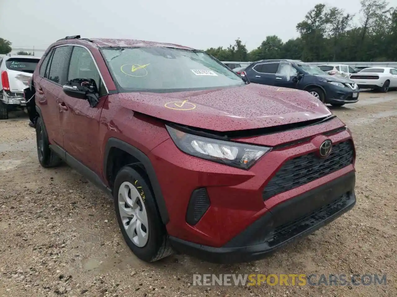 1 Photograph of a damaged car JTMK1RFV7LD060996 TOYOTA RAV4 2020