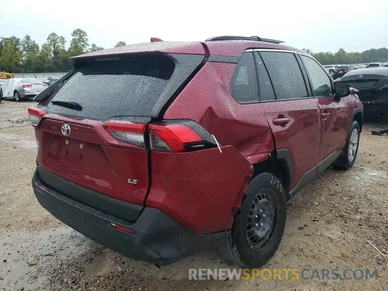 4 Photograph of a damaged car JTMK1RFV7LD060996 TOYOTA RAV4 2020