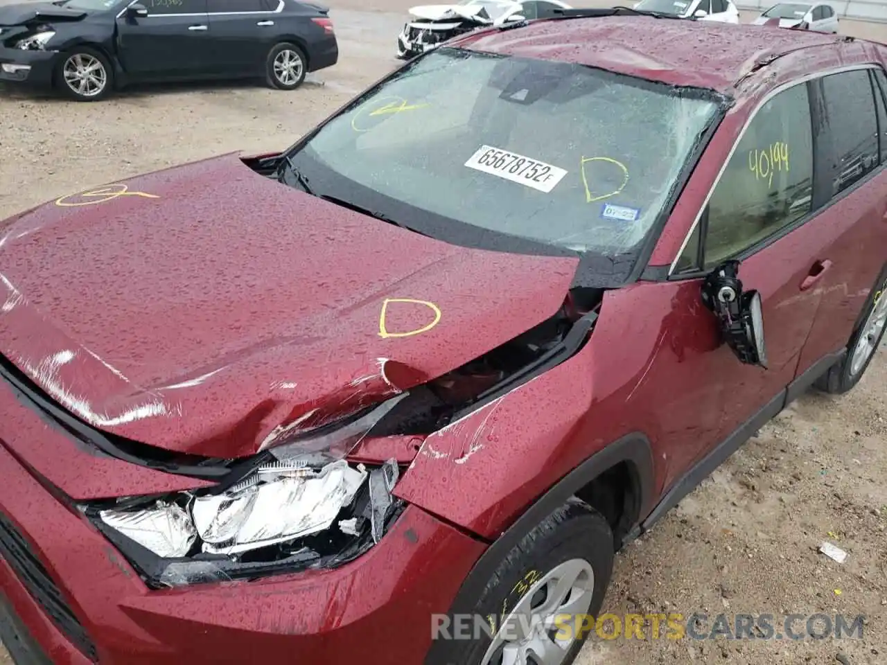 9 Photograph of a damaged car JTMK1RFV7LD060996 TOYOTA RAV4 2020