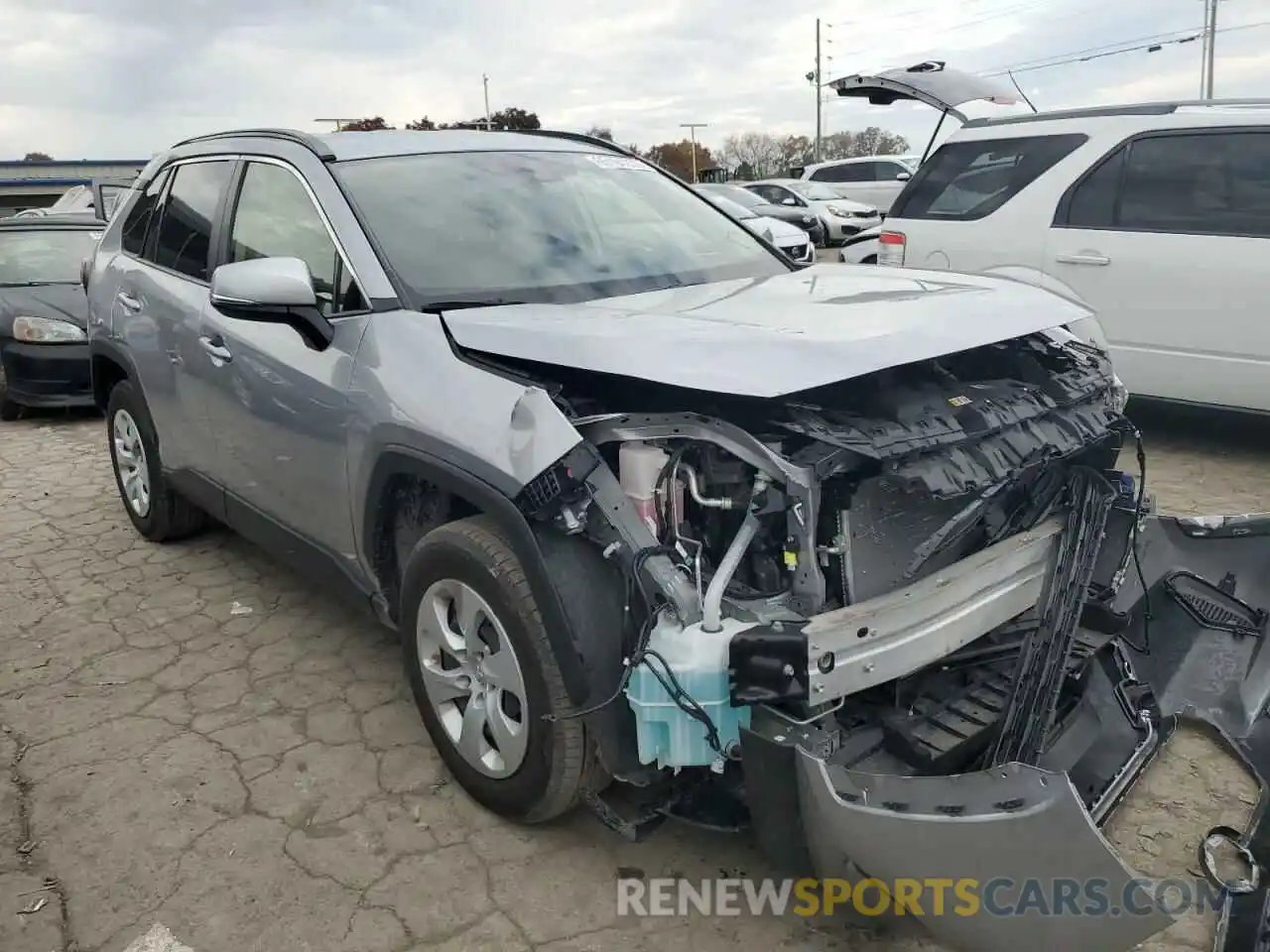 1 Photograph of a damaged car JTMK1RFV9LD519185 TOYOTA RAV4 2020