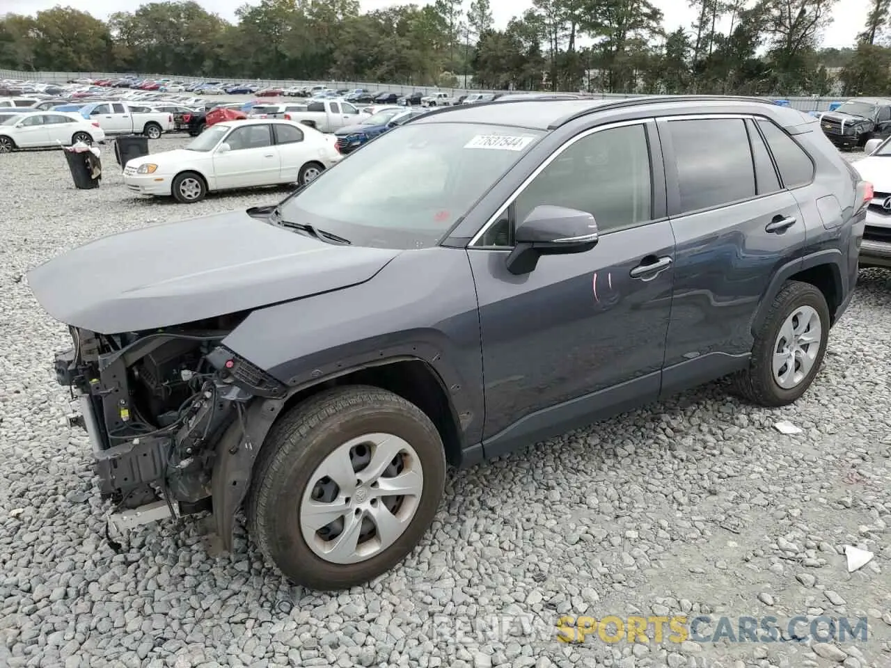 1 Photograph of a damaged car JTMK1RFVXLD052746 TOYOTA RAV4 2020
