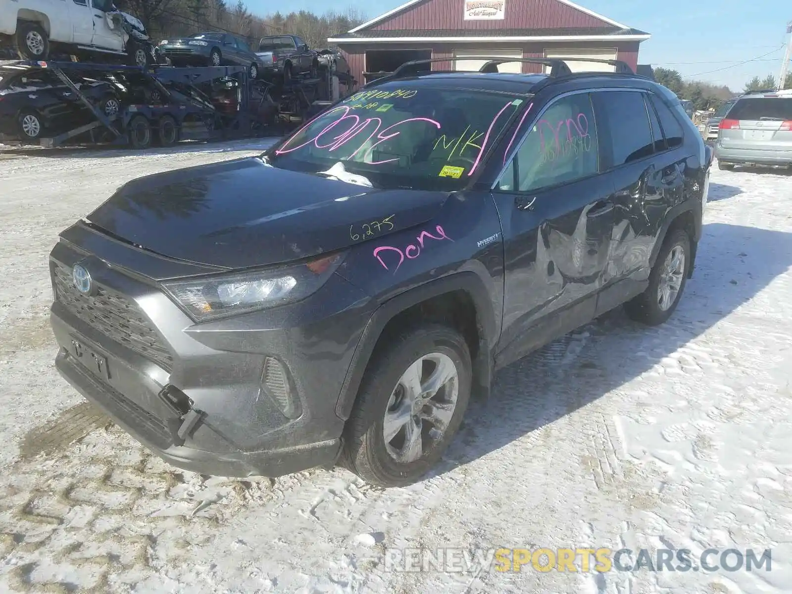 2 Photograph of a damaged car JTMLWRFVXLD070346 TOYOTA RAV4 2020