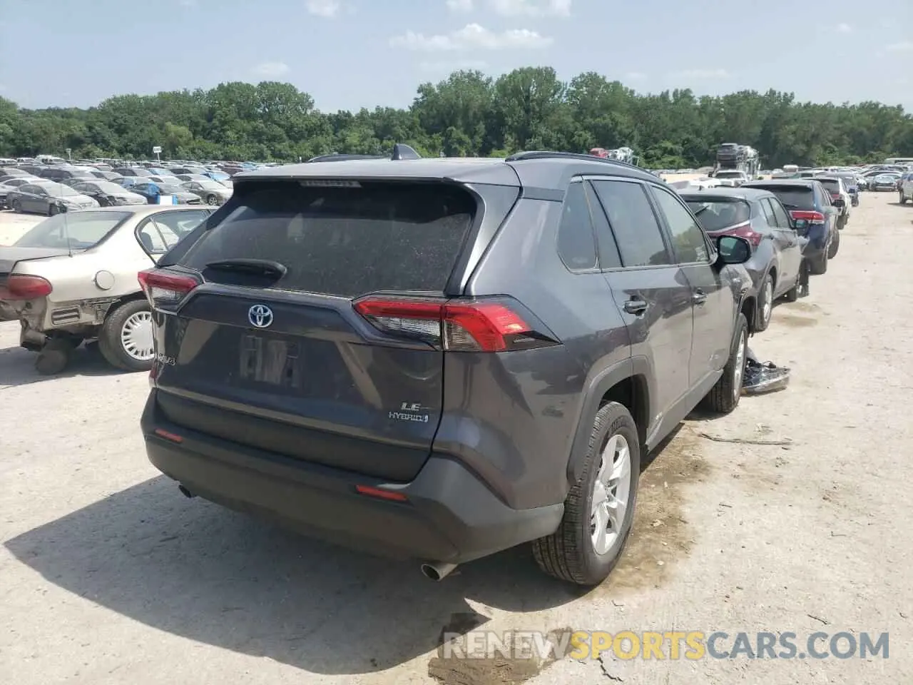 4 Photograph of a damaged car JTMLWRFVXLD529035 TOYOTA RAV4 2020