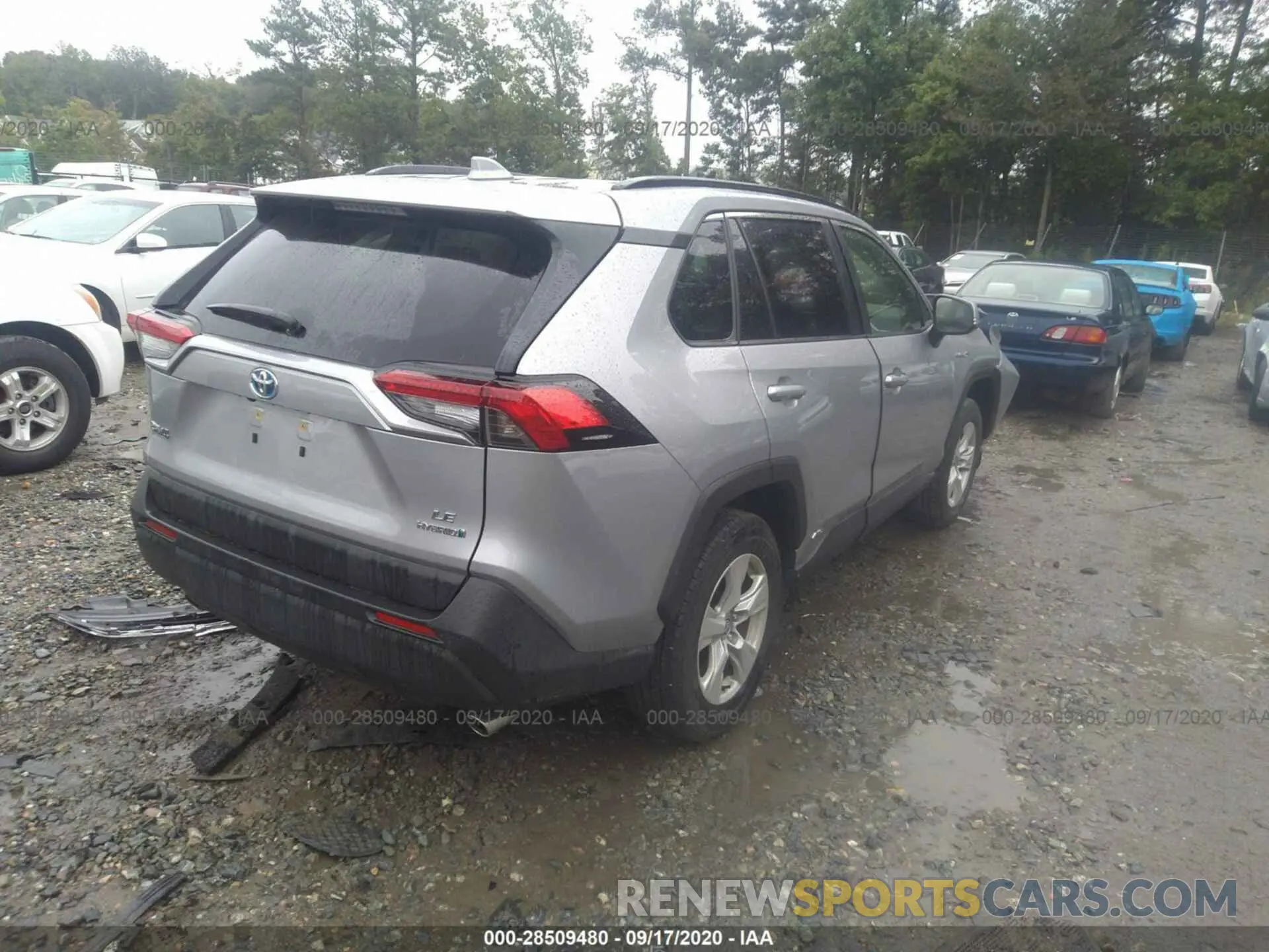 4 Photograph of a damaged car JTMMWRFV0LD048974 TOYOTA RAV4 2020