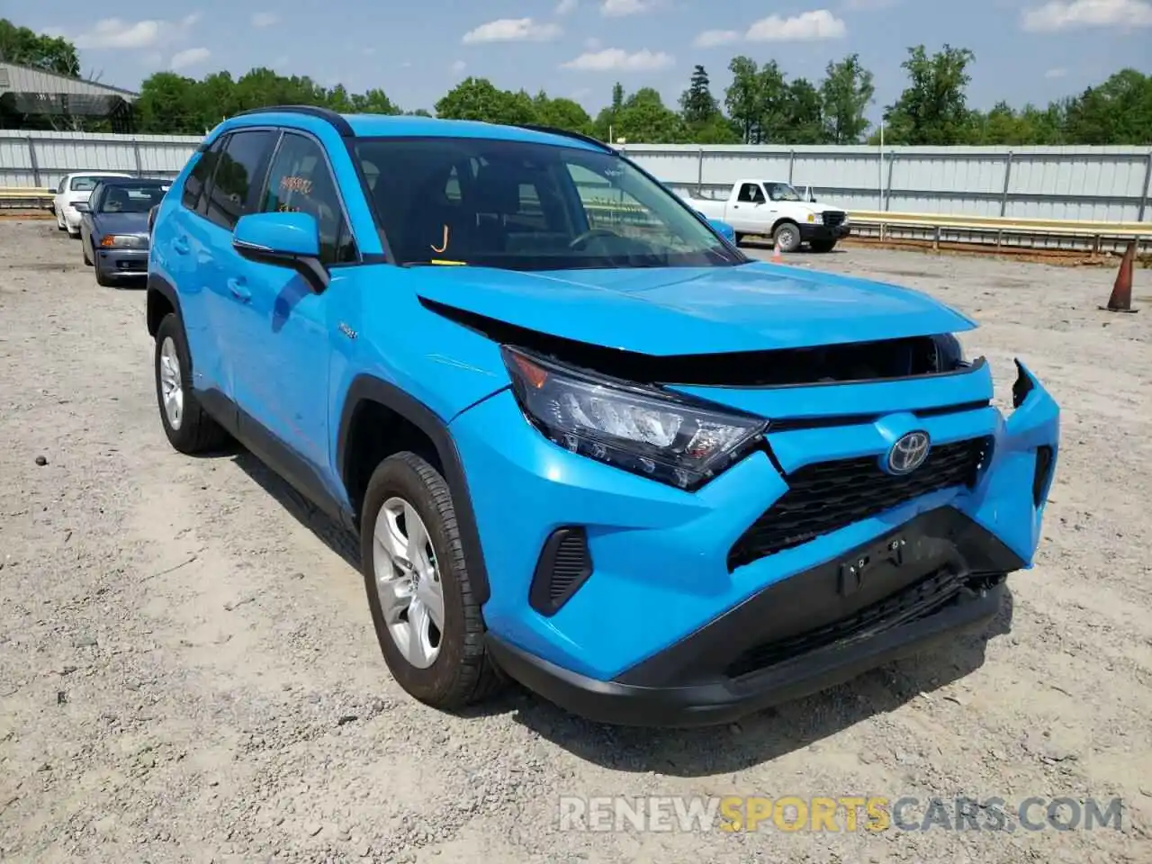 1 Photograph of a damaged car JTMMWRFV0LD068772 TOYOTA RAV4 2020