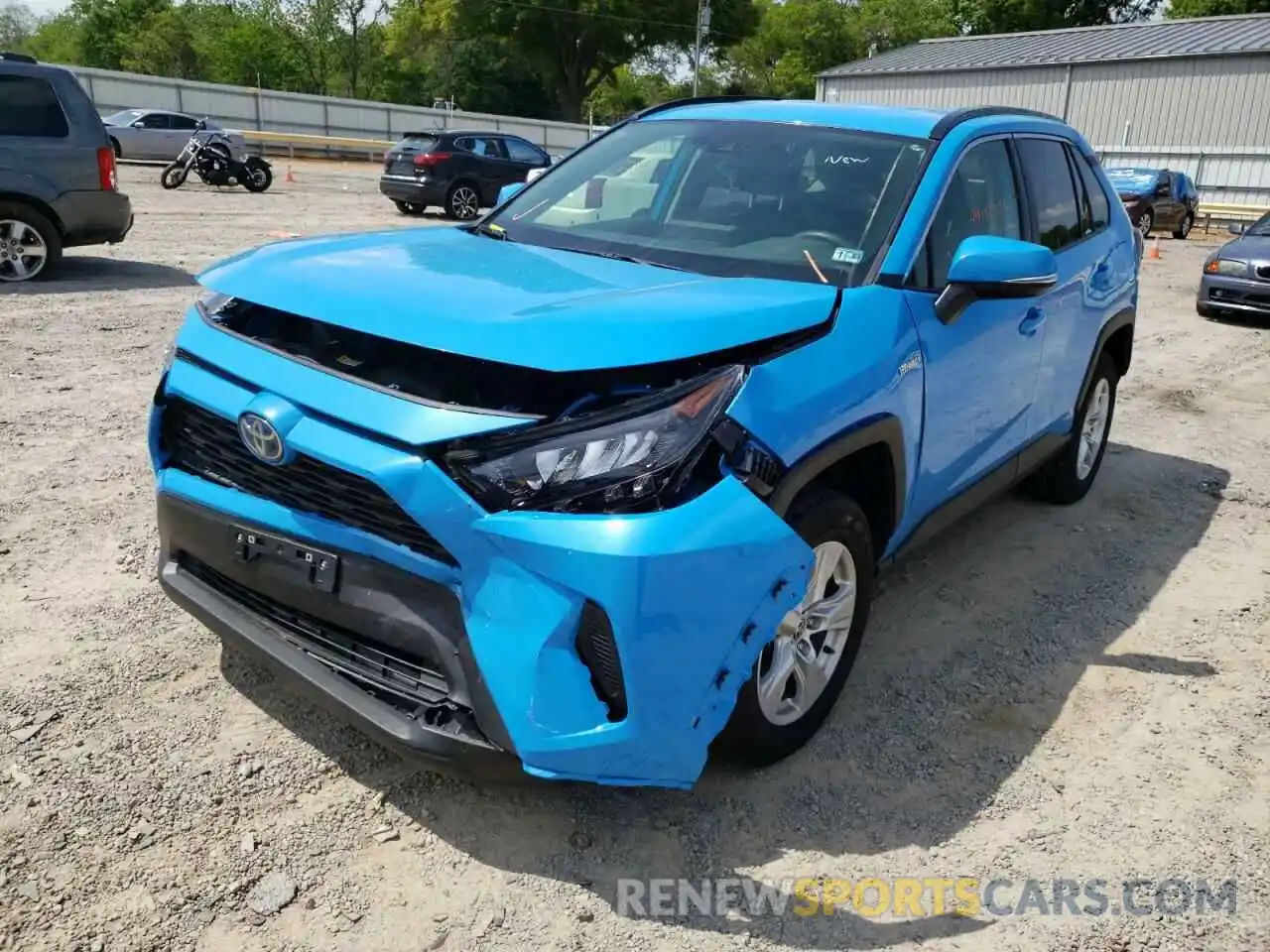 2 Photograph of a damaged car JTMMWRFV0LD068772 TOYOTA RAV4 2020