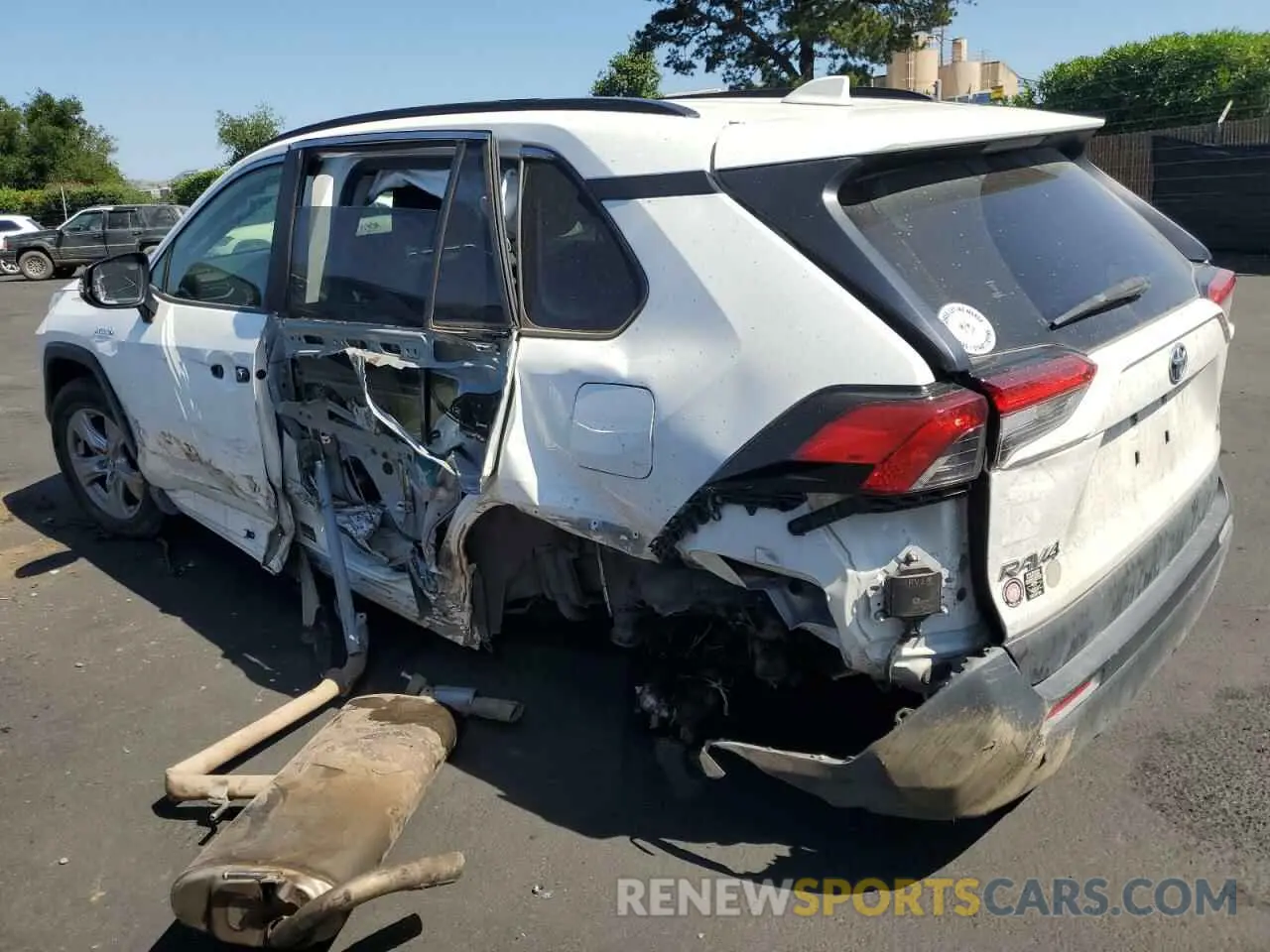 2 Photograph of a damaged car JTMMWRFV0LD548486 TOYOTA RAV4 2020