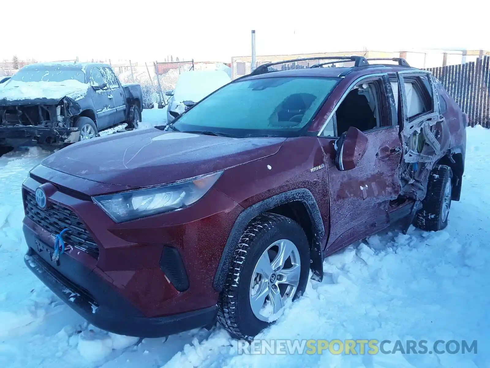 2 Photograph of a damaged car JTMMWRFV1LD064116 TOYOTA RAV4 2020