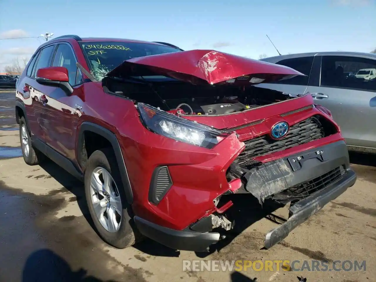 1 Photograph of a damaged car JTMMWRFV3LD069799 TOYOTA RAV4 2020