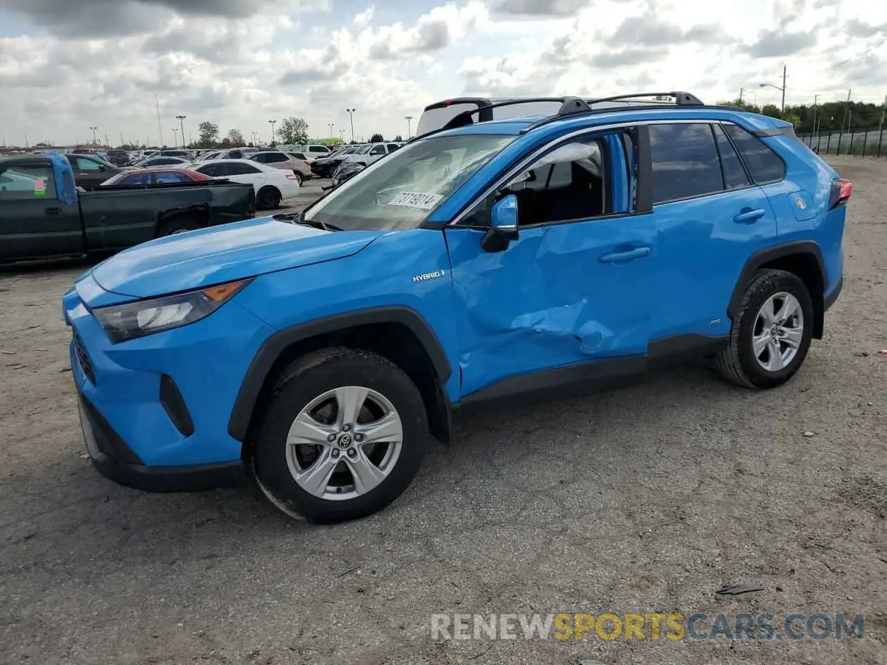 1 Photograph of a damaged car JTMMWRFV6LD054648 TOYOTA RAV4 2020
