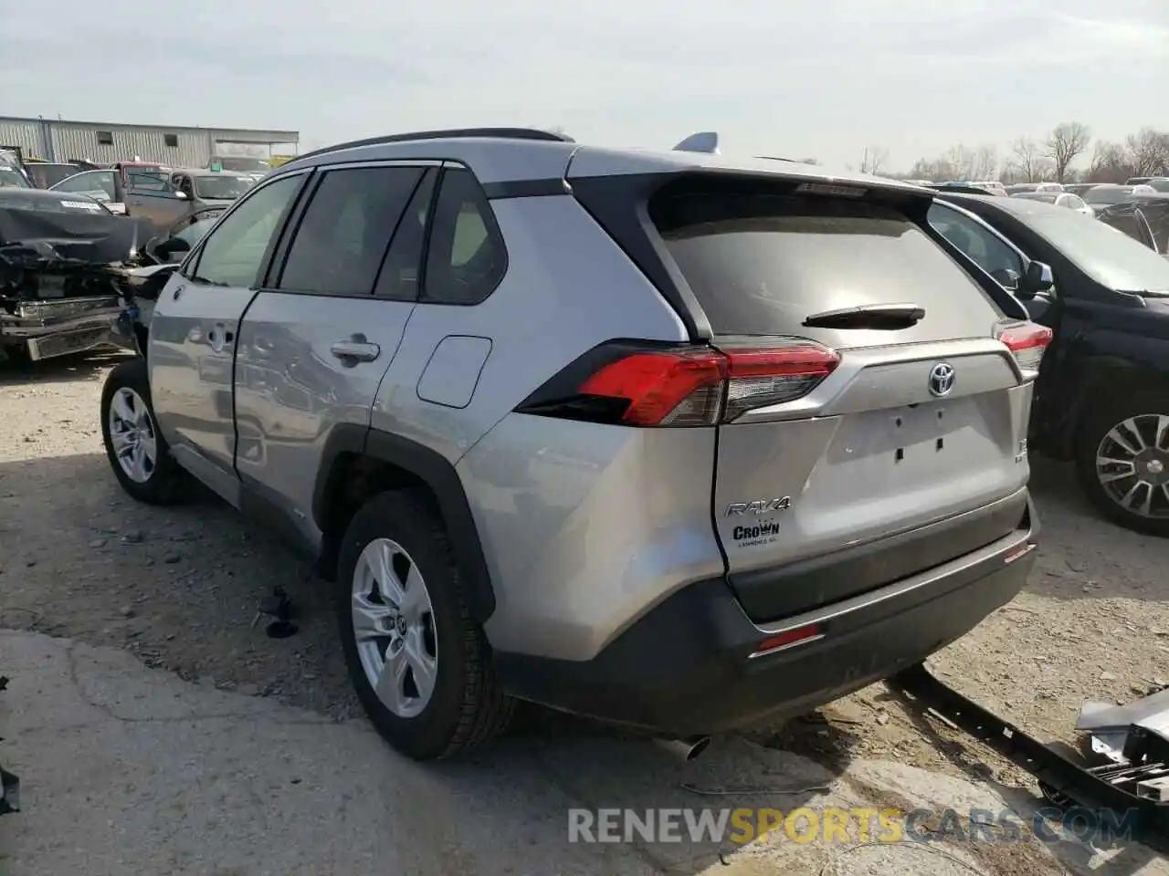 3 Photograph of a damaged car JTMMWRFV6LD059641 TOYOTA RAV4 2020