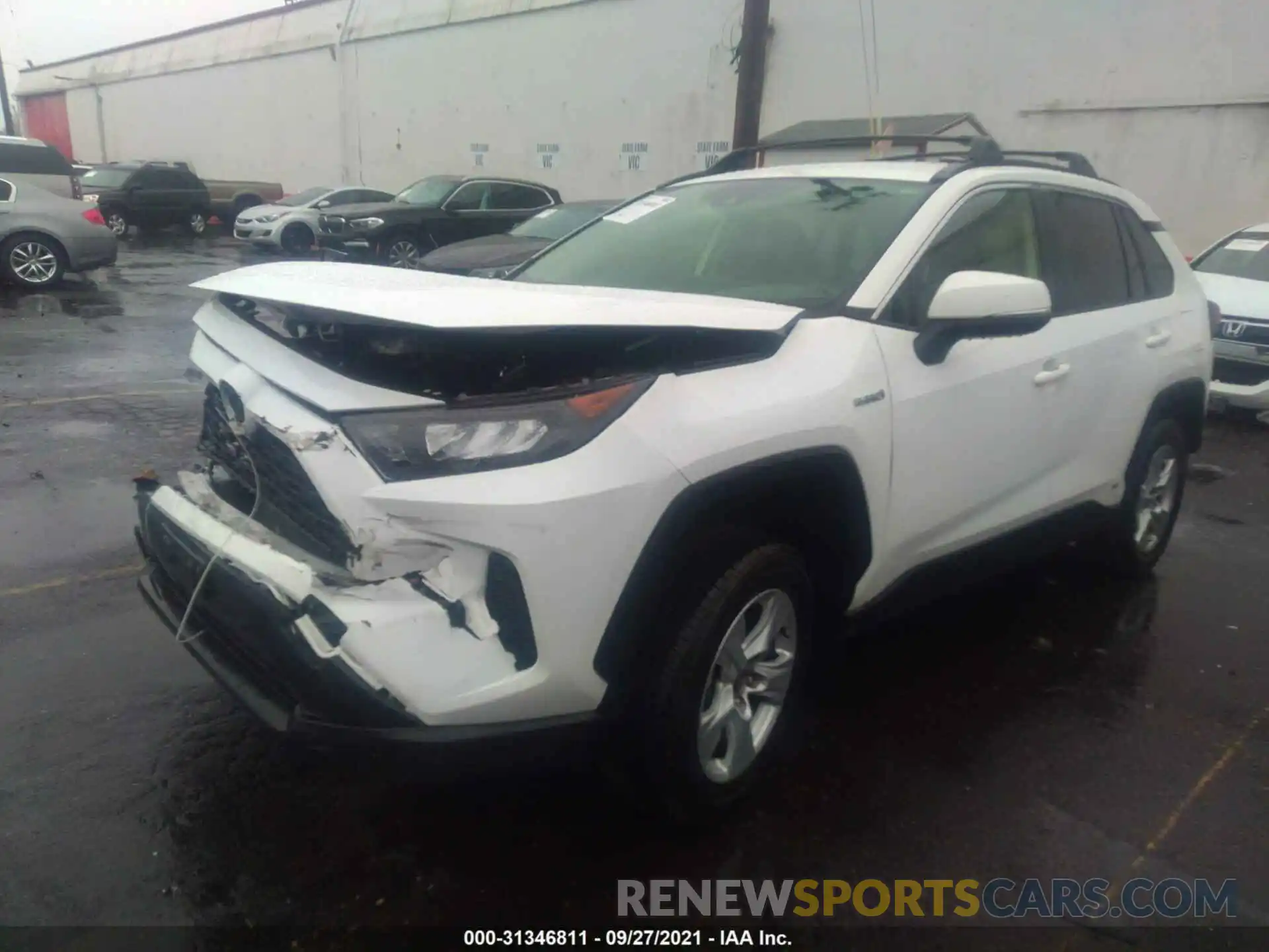 2 Photograph of a damaged car JTMMWRFV7LD062743 TOYOTA RAV4 2020