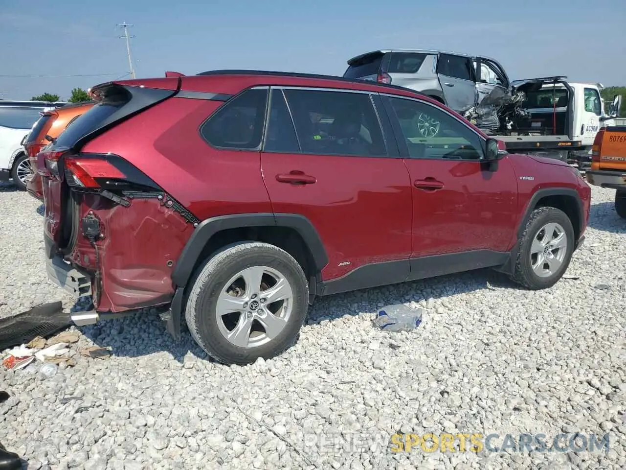3 Photograph of a damaged car JTMMWRFV7LD068820 TOYOTA RAV4 2020