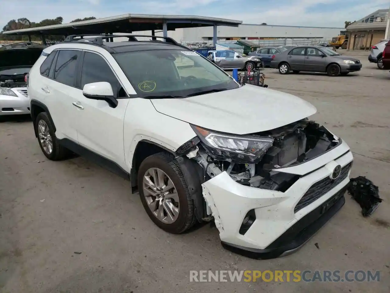 1 Photograph of a damaged car JTMN1RFV0LD530900 TOYOTA RAV4 2020