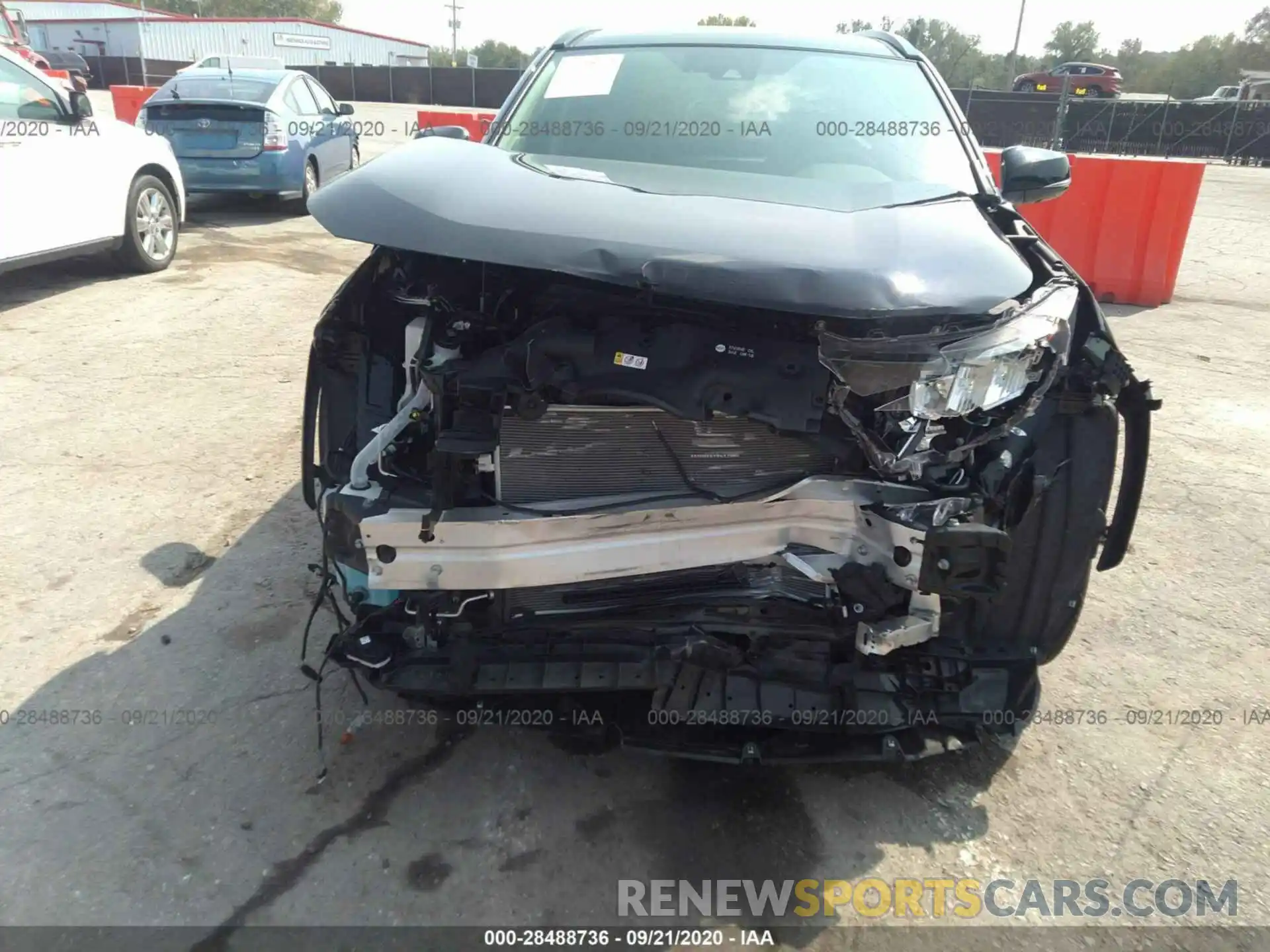 6 Photograph of a damaged car JTMN1RFV3LD528574 TOYOTA RAV4 2020