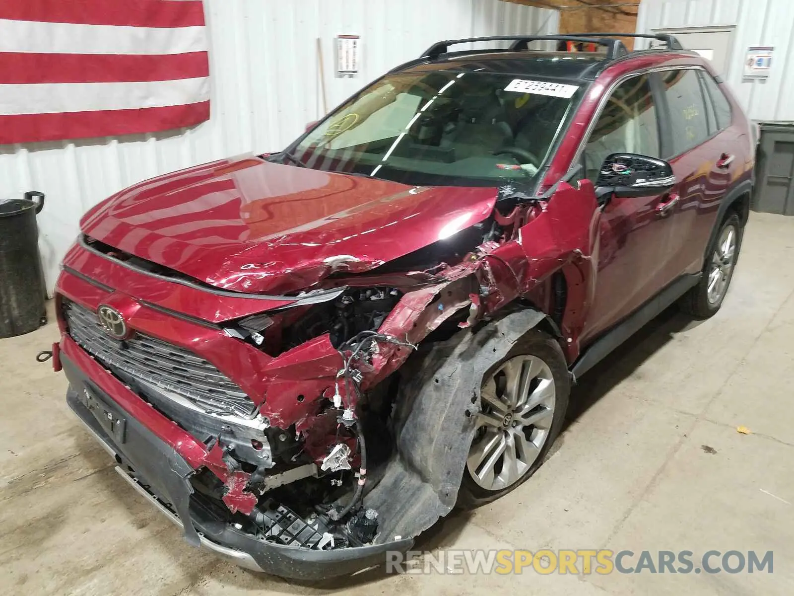 2 Photograph of a damaged car JTMN1RFV3LD531281 TOYOTA RAV4 2020