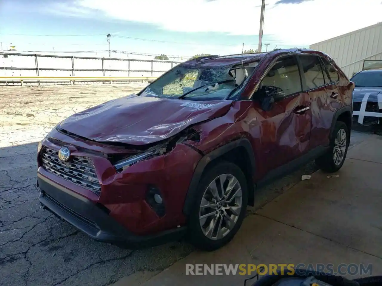 2 Photograph of a damaged car JTMN1RFV6LD064714 TOYOTA RAV4 2020