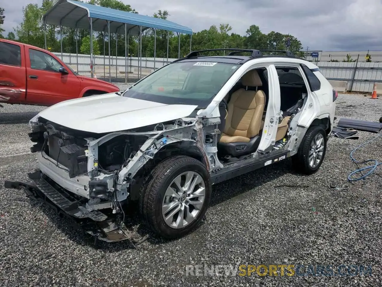 1 Photograph of a damaged car JTMN1RFV8LD527887 TOYOTA RAV4 2020