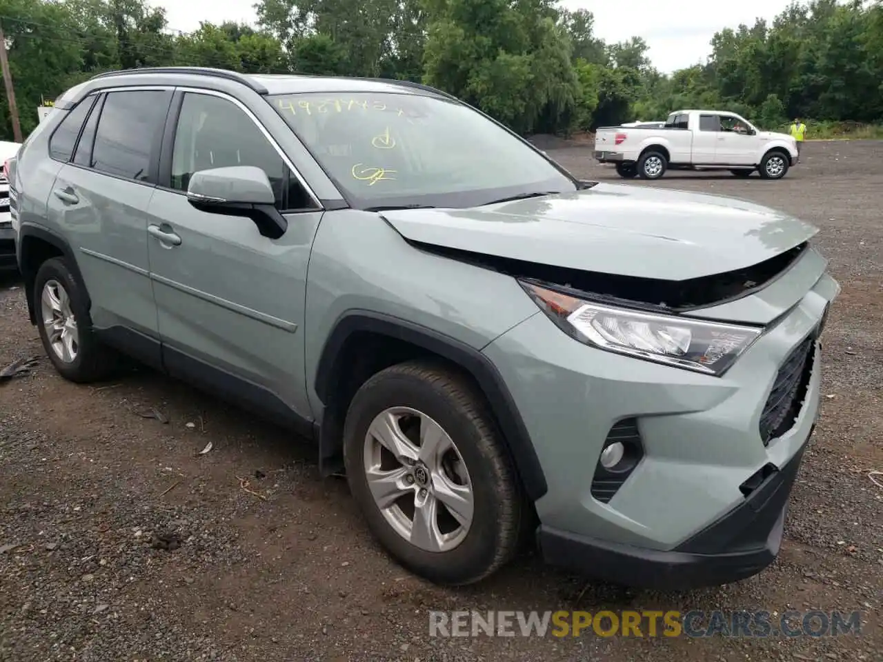 1 Photograph of a damaged car JTMP1RFV0LD047903 TOYOTA RAV4 2020