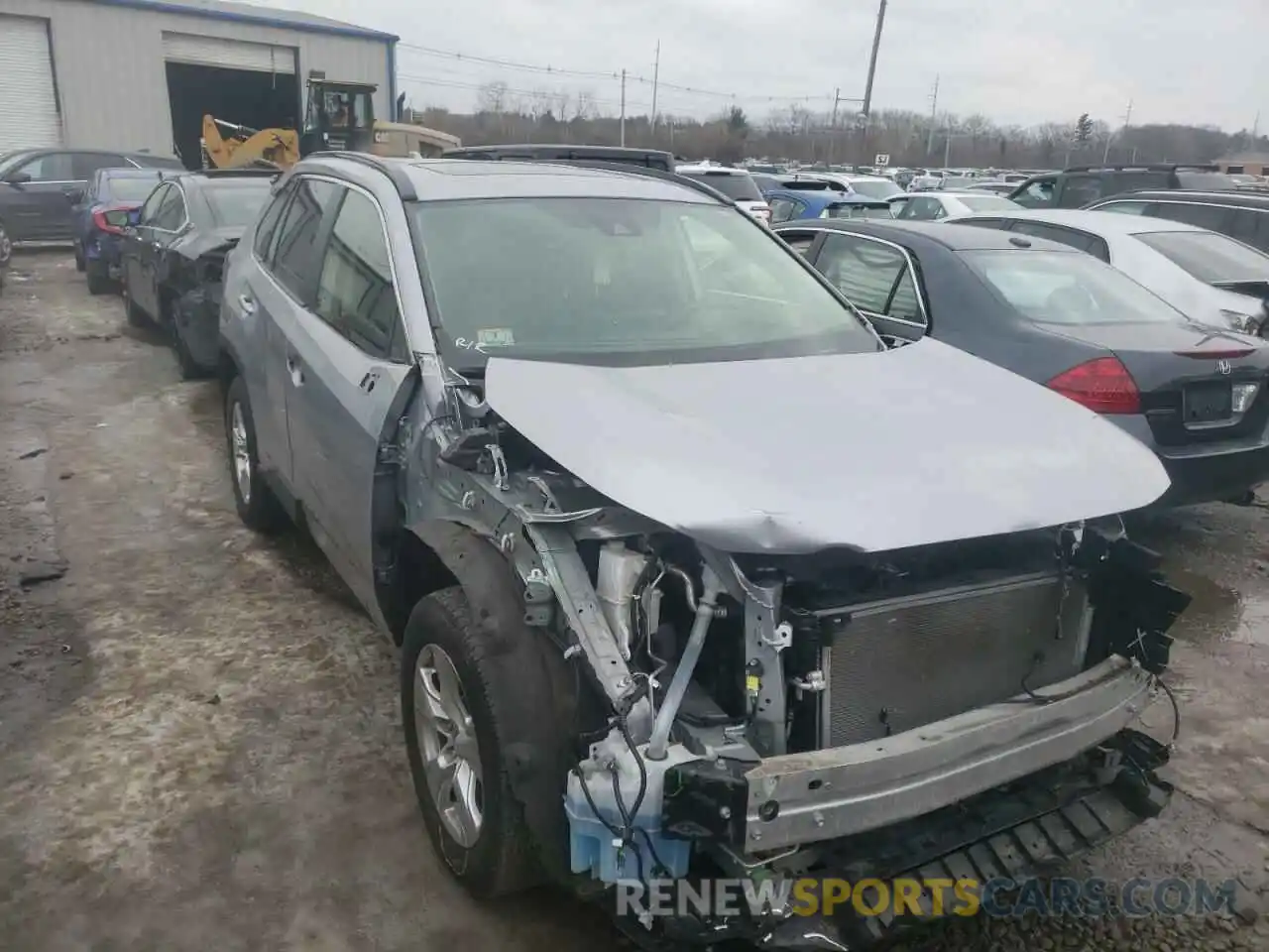 1 Photograph of a damaged car JTMP1RFV1LD051135 TOYOTA RAV4 2020