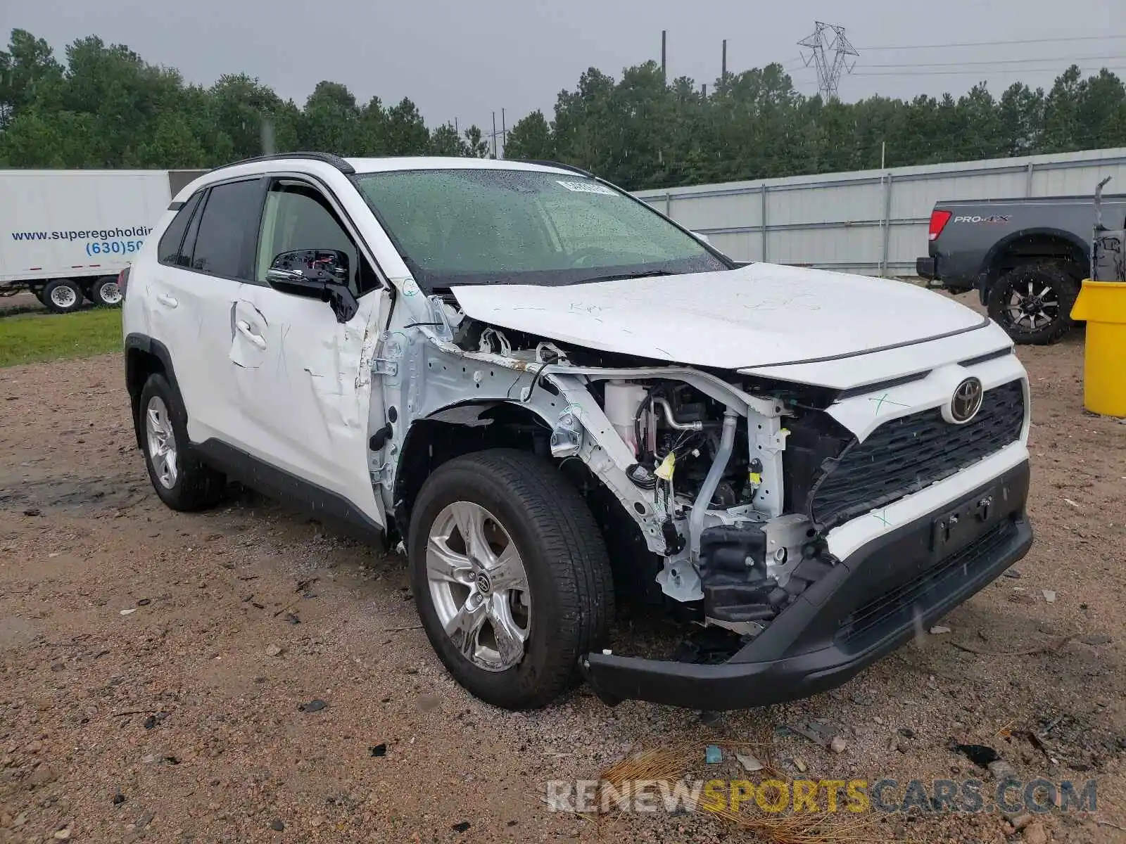 1 Photograph of a damaged car JTMP1RFV2LD057042 TOYOTA RAV4 2020