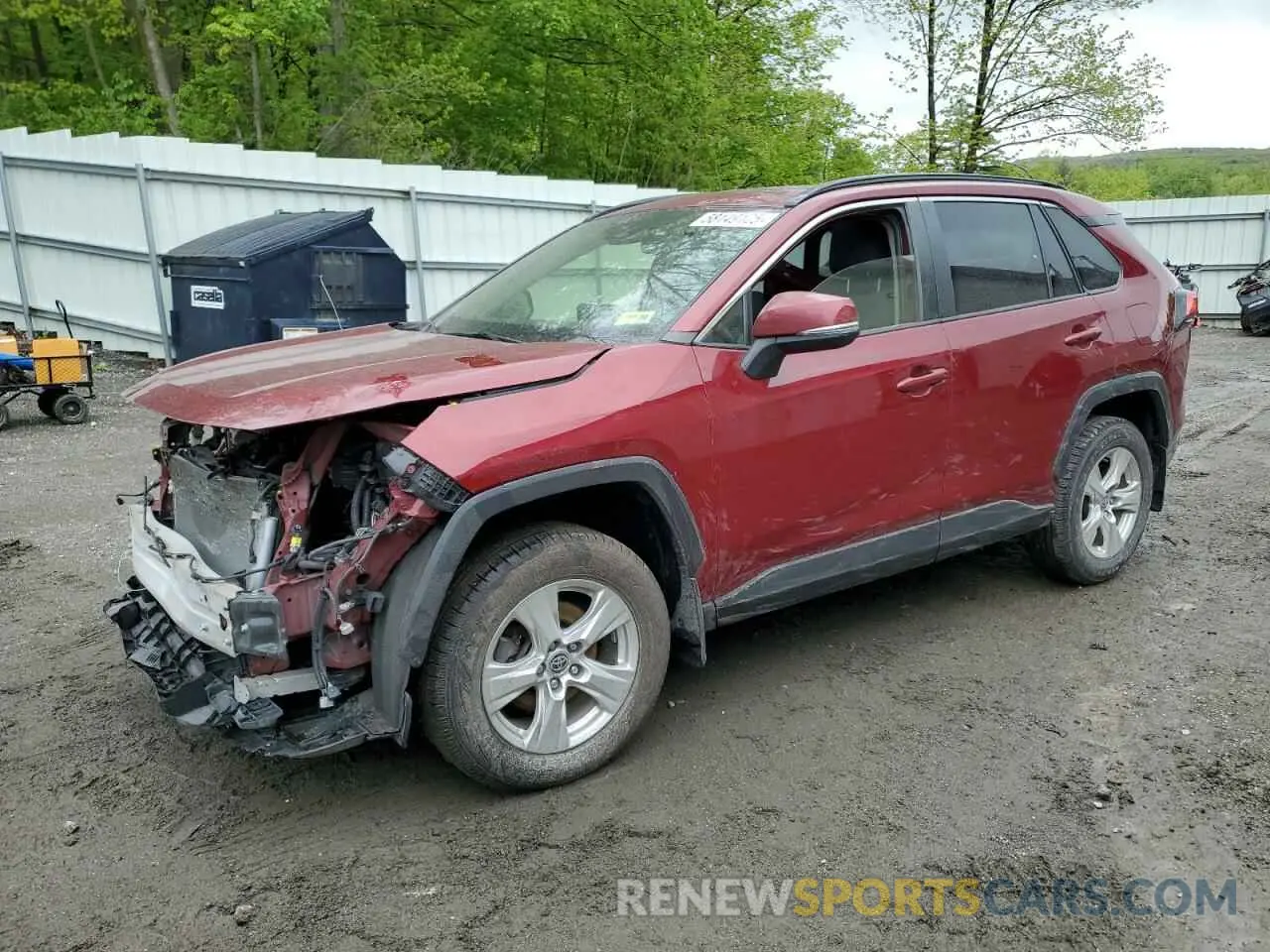 1 Photograph of a damaged car JTMP1RFV2LD061169 TOYOTA RAV4 2020