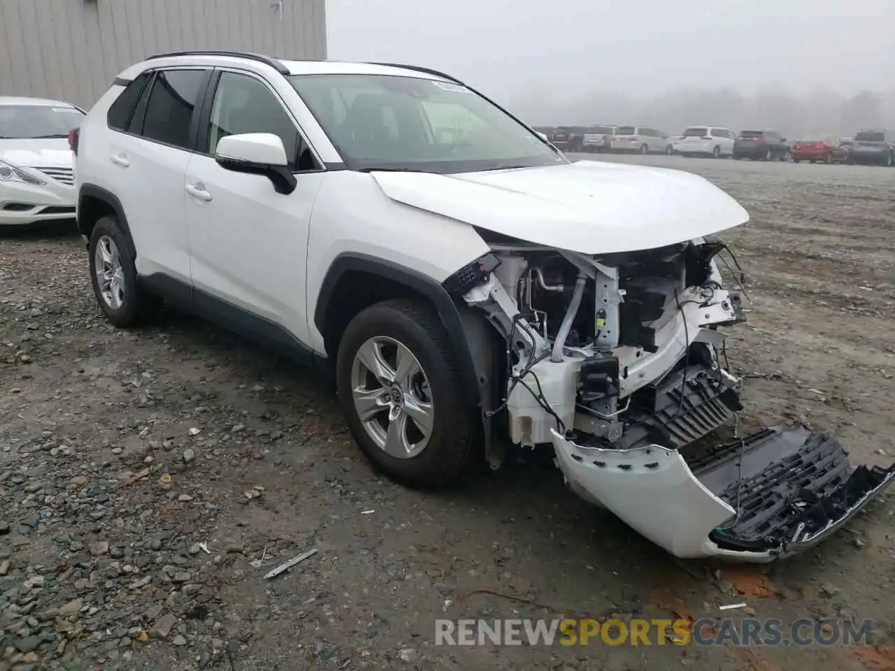 1 Photograph of a damaged car JTMP1RFV3LD060953 TOYOTA RAV4 2020