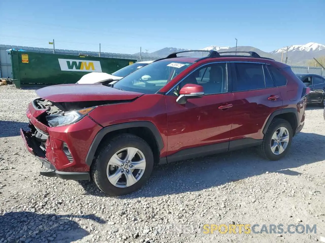 1 Photograph of a damaged car JTMP1RFV4LD056927 TOYOTA RAV4 2020