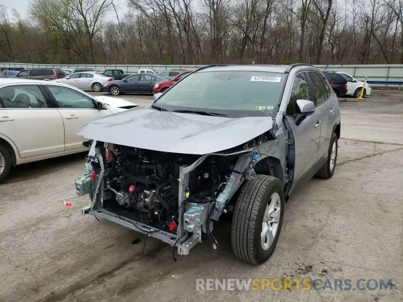 2 Photograph of a damaged car JTMP1RFV4LD058872 TOYOTA RAV4 2020