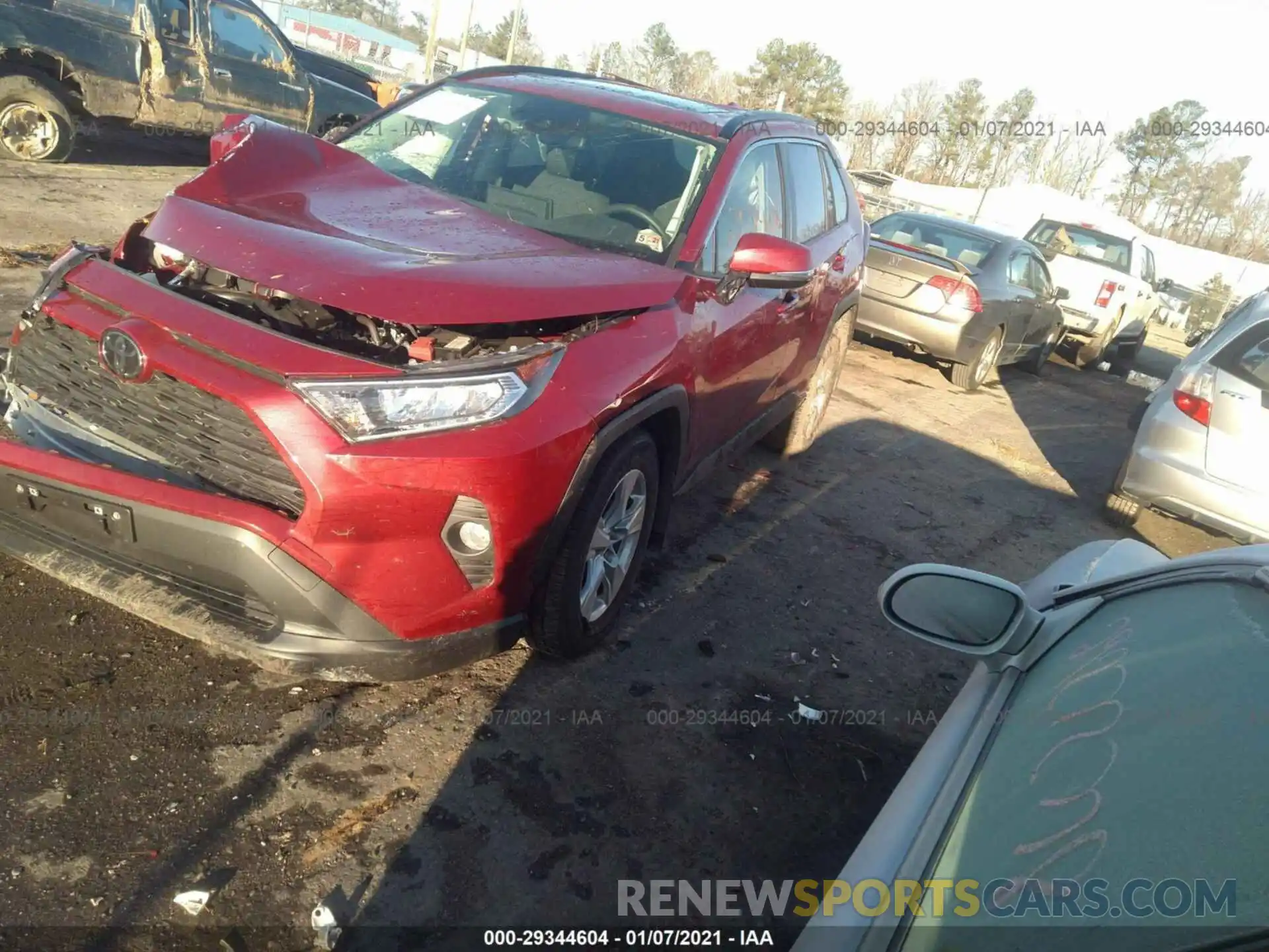 2 Photograph of a damaged car JTMP1RFV4LD059648 TOYOTA RAV4 2020