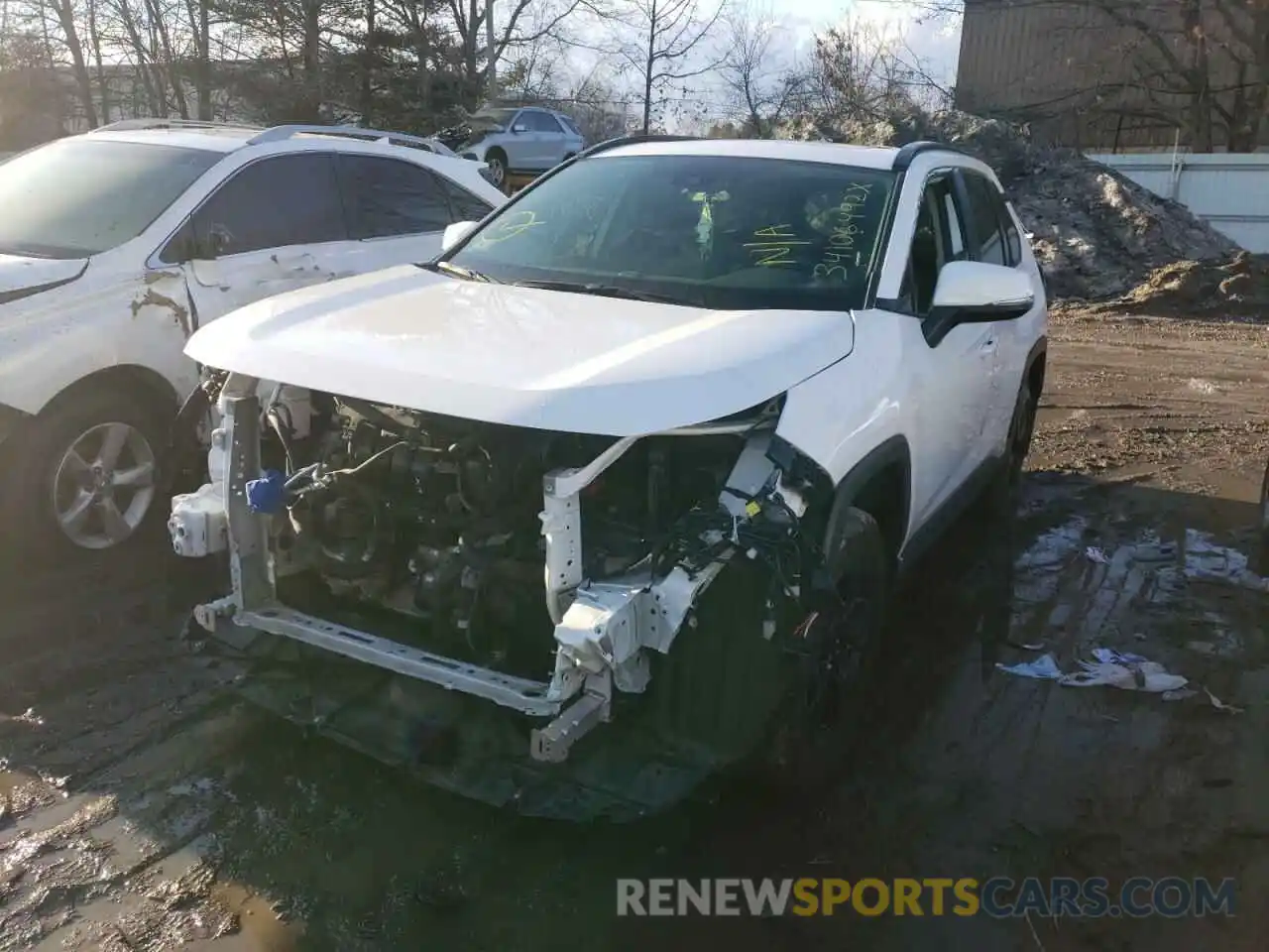 2 Photograph of a damaged car JTMP1RFV5LD062235 TOYOTA RAV4 2020