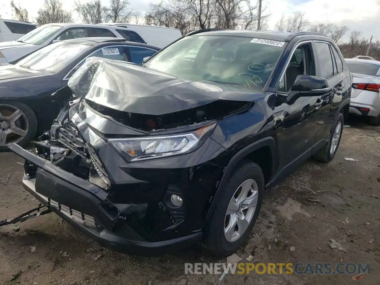 2 Photograph of a damaged car JTMP1RFV6LD059540 TOYOTA RAV4 2020