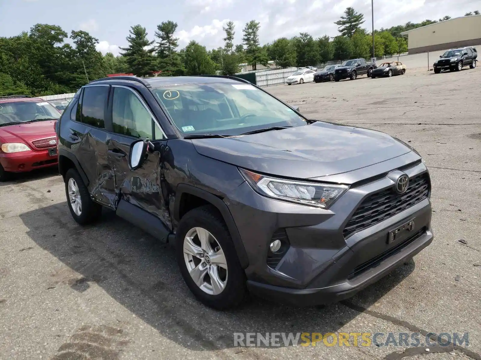 1 Photograph of a damaged car JTMP1RFV7LD056386 TOYOTA RAV4 2020