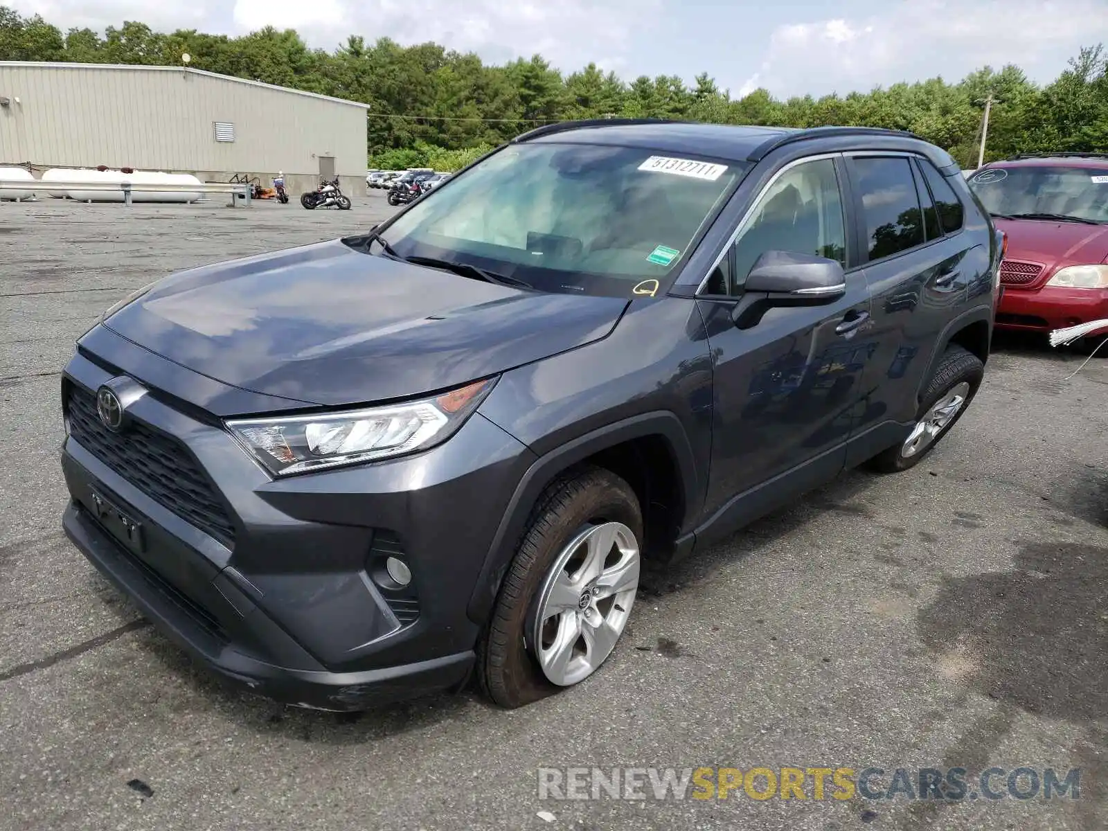 2 Photograph of a damaged car JTMP1RFV7LD056386 TOYOTA RAV4 2020