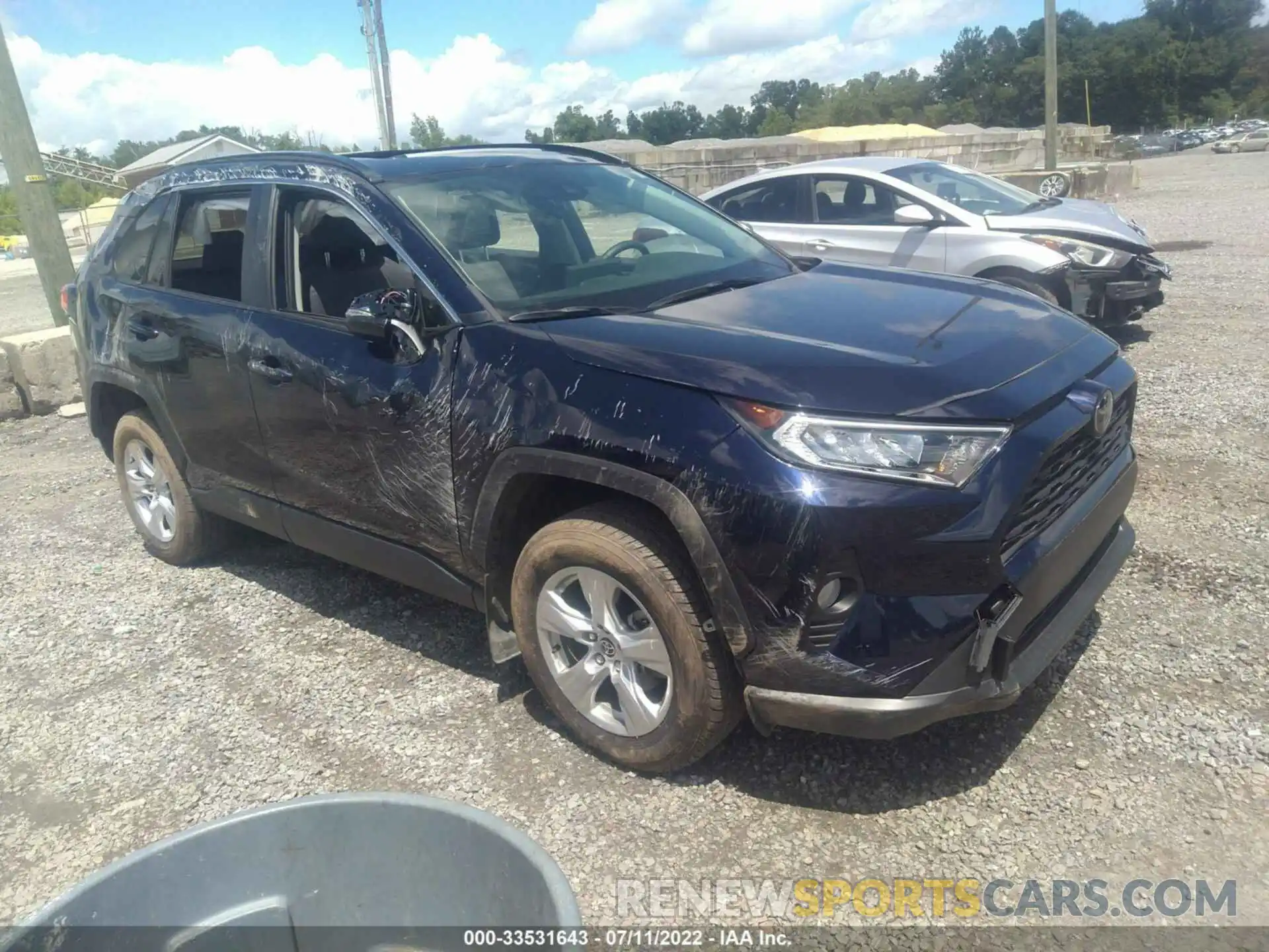 1 Photograph of a damaged car JTMP1RFV7LD056985 TOYOTA RAV4 2020