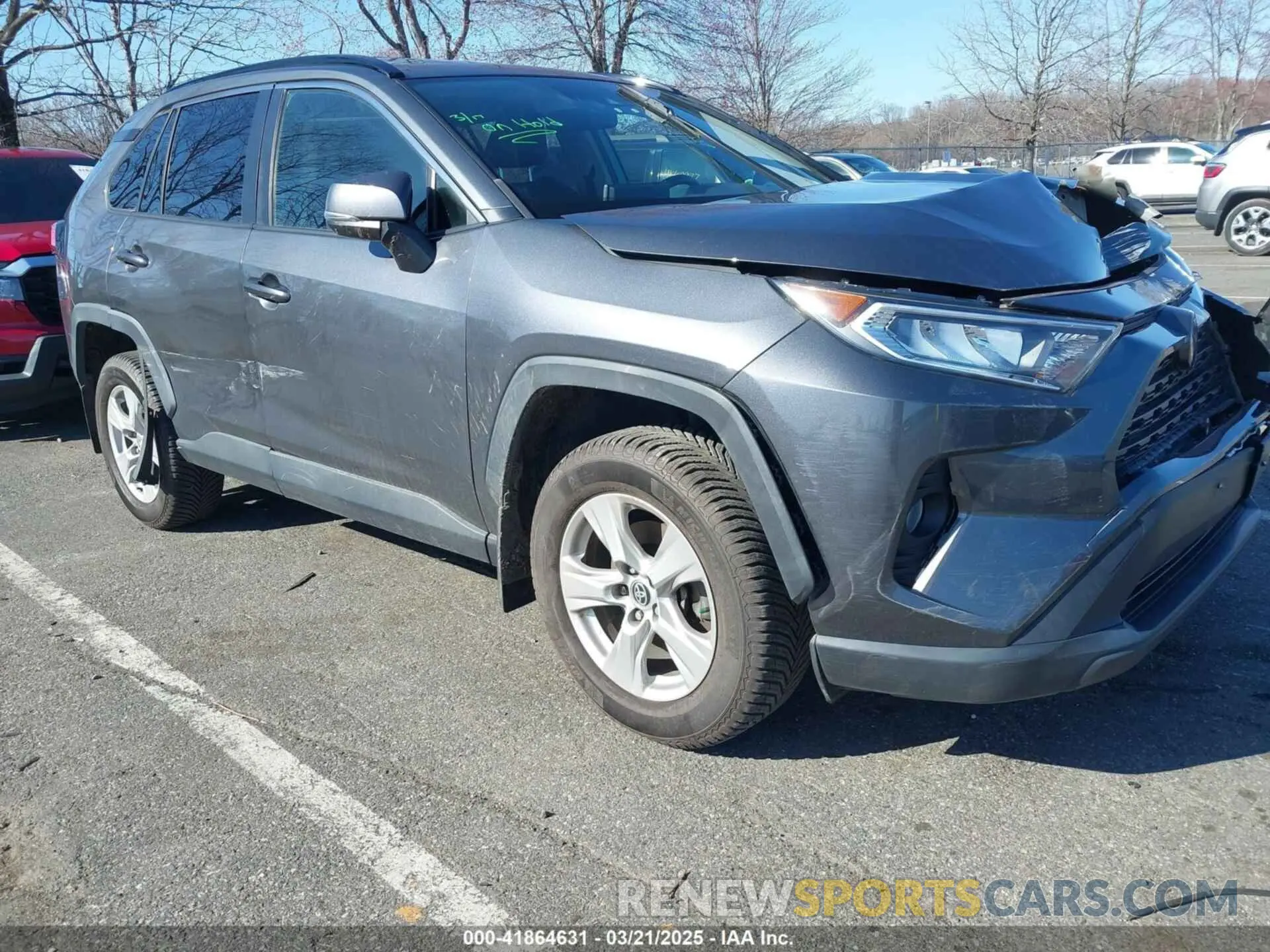 1 Photograph of a damaged car JTMP1RFV7LD526870 TOYOTA RAV4 2020