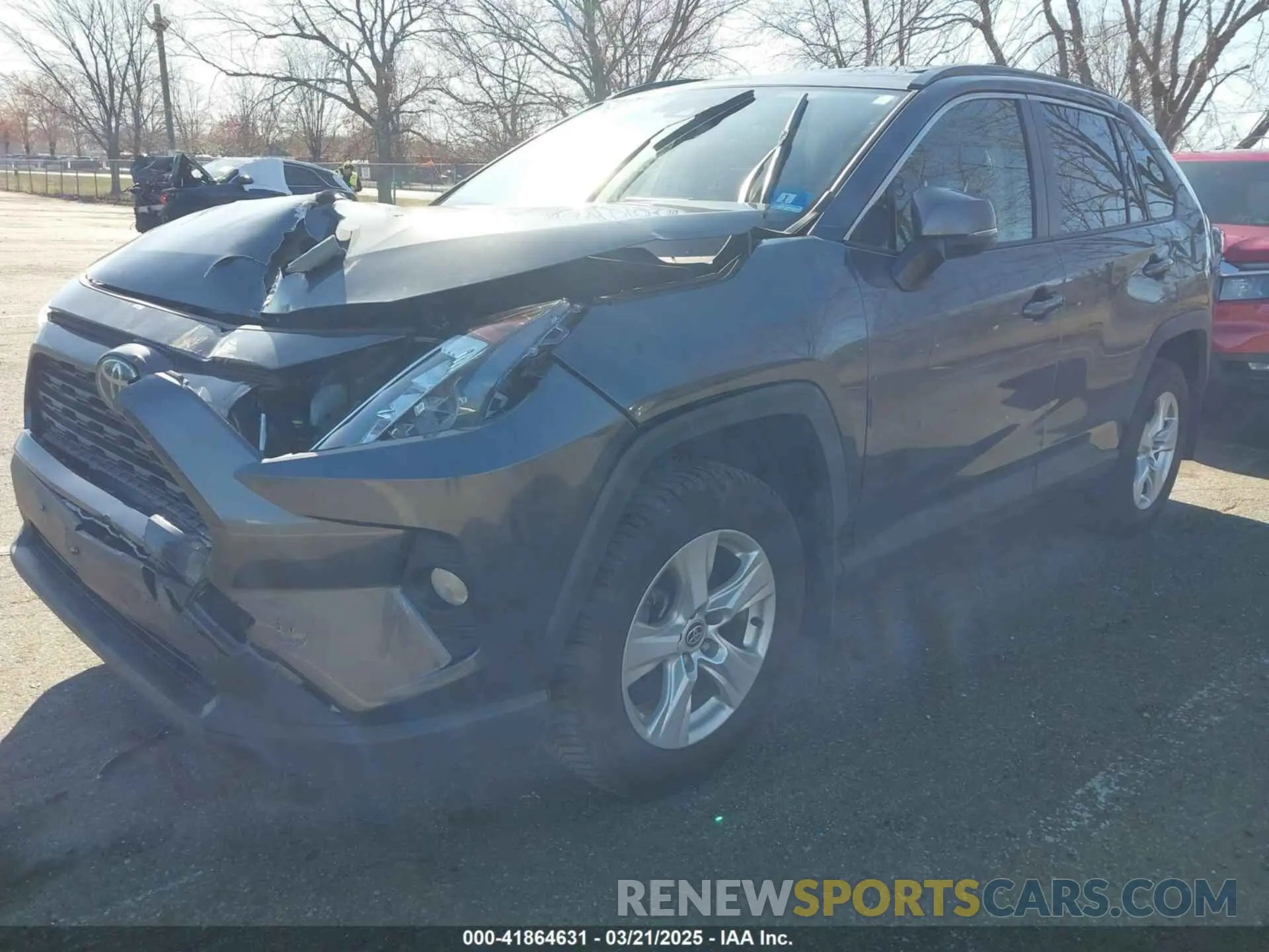 2 Photograph of a damaged car JTMP1RFV7LD526870 TOYOTA RAV4 2020