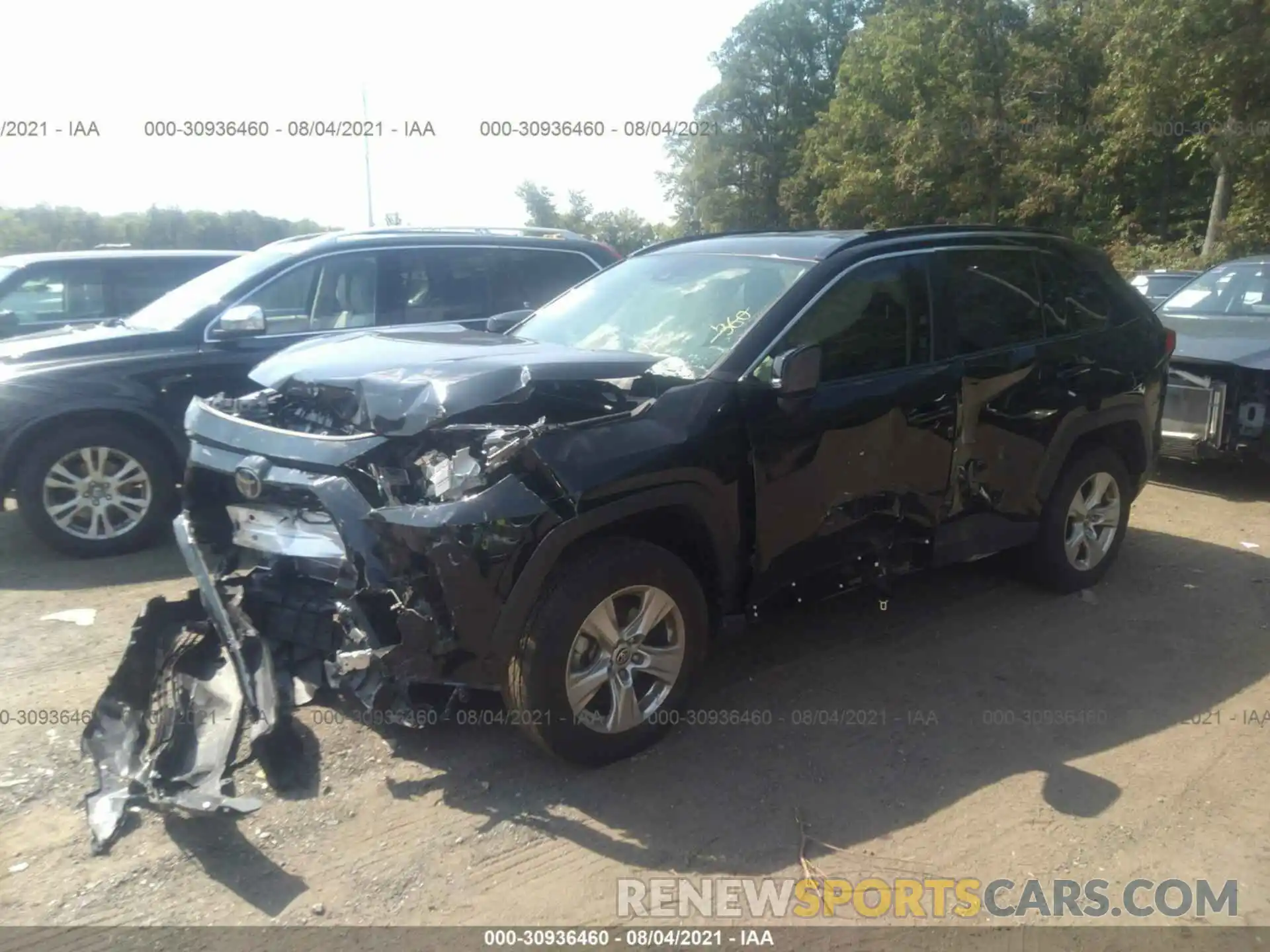 2 Photograph of a damaged car JTMP1RFV7LJ027228 TOYOTA RAV4 2020