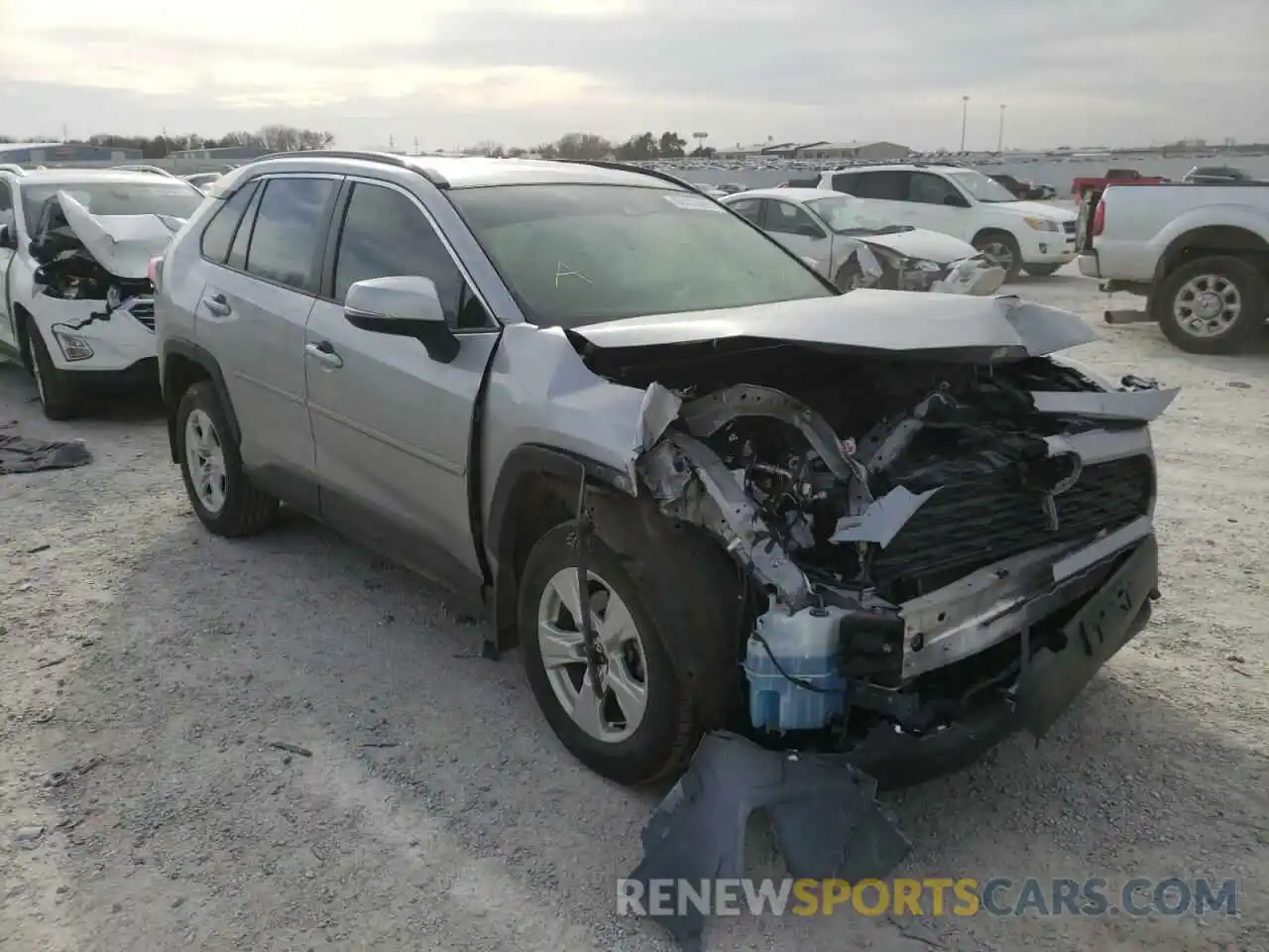 1 Photograph of a damaged car JTMP1RFV8LD526960 TOYOTA RAV4 2020