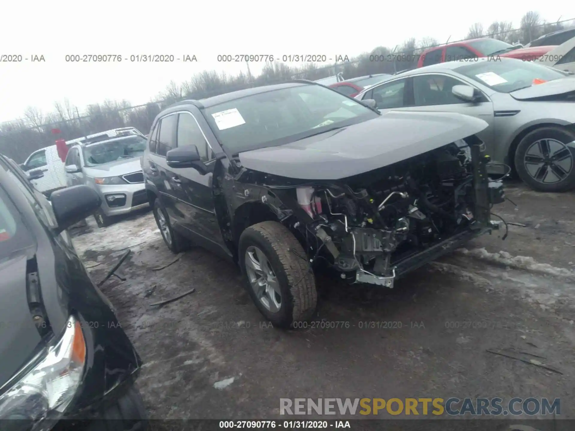 1 Photograph of a damaged car JTMP1RFV9LD525154 TOYOTA RAV4 2020