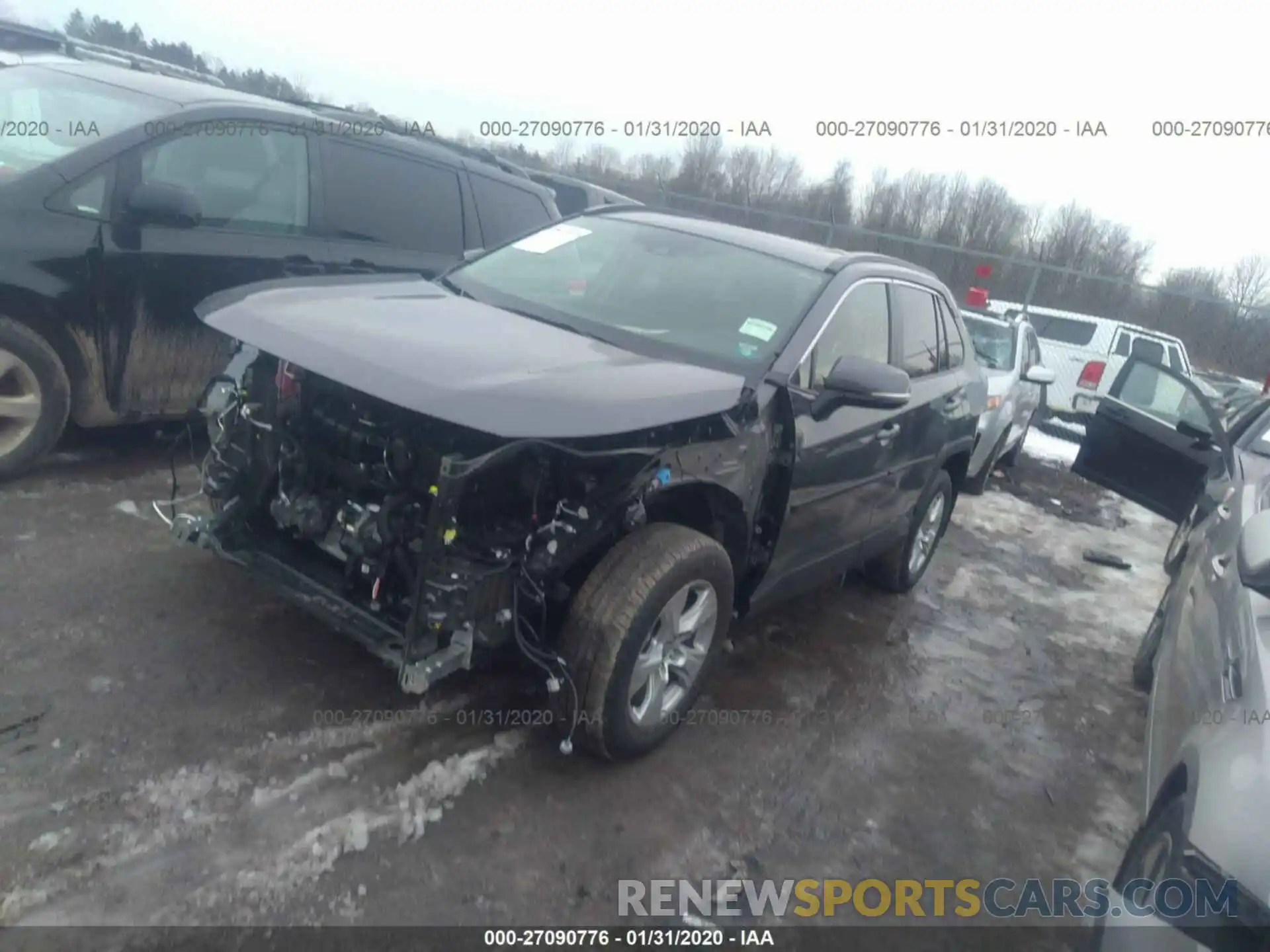 2 Photograph of a damaged car JTMP1RFV9LD525154 TOYOTA RAV4 2020