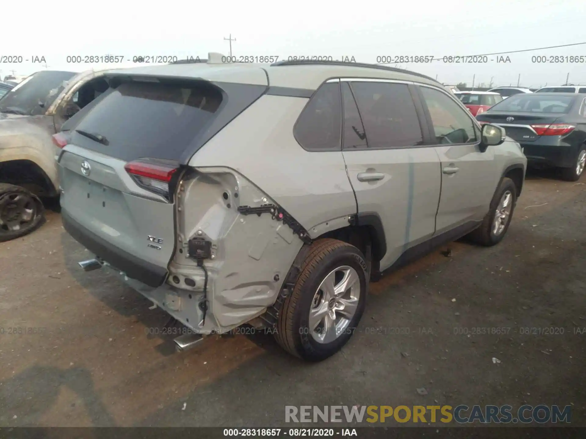 4 Photograph of a damaged car JTMP1RFVXLD051330 TOYOTA RAV4 2020