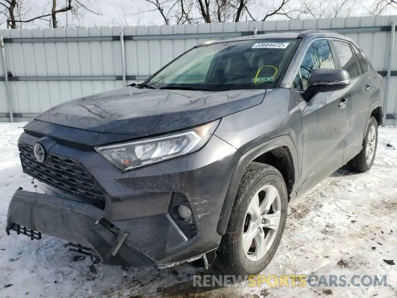 2 Photograph of a damaged car JTMP1RFVXLD060996 TOYOTA RAV4 2020