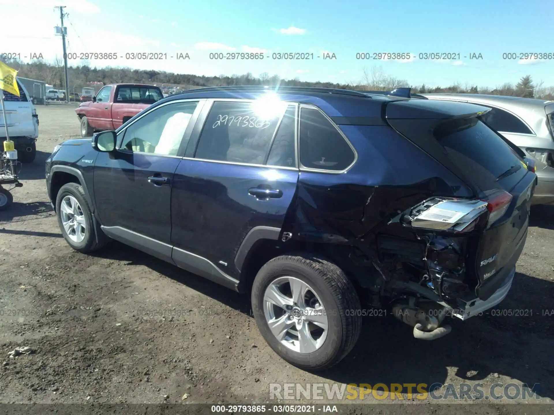 3 Photograph of a damaged car JTMR6RFV2LD005033 TOYOTA RAV4 2020