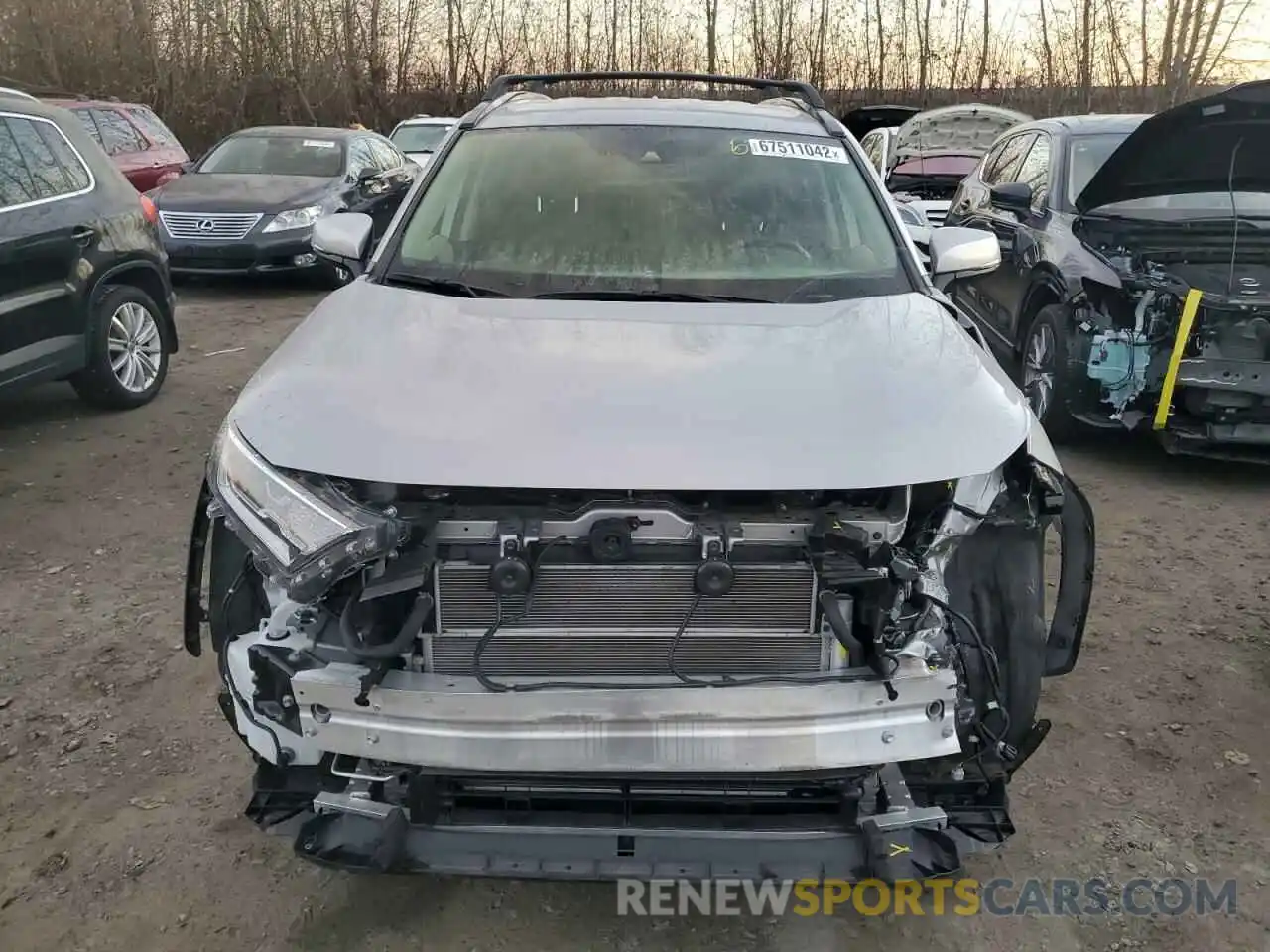 5 Photograph of a damaged car JTMR6RFV4LD004854 TOYOTA RAV4 2020