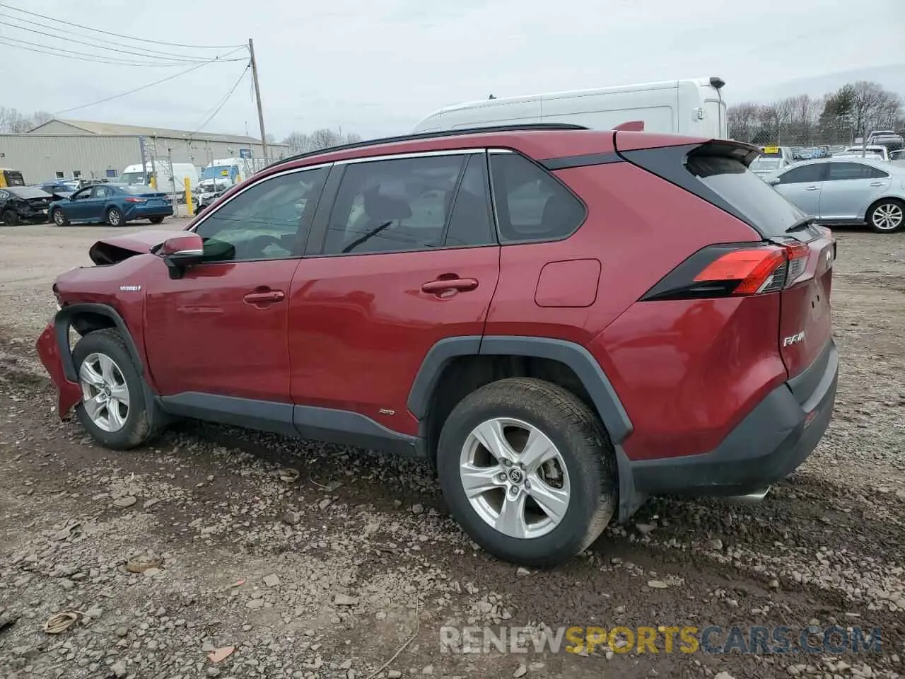 2 Photograph of a damaged car JTMRWRFV1LD057740 TOYOTA RAV4 2020