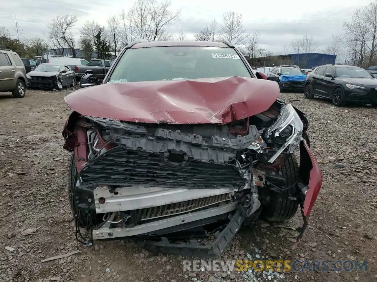 5 Photograph of a damaged car JTMRWRFV1LD057740 TOYOTA RAV4 2020