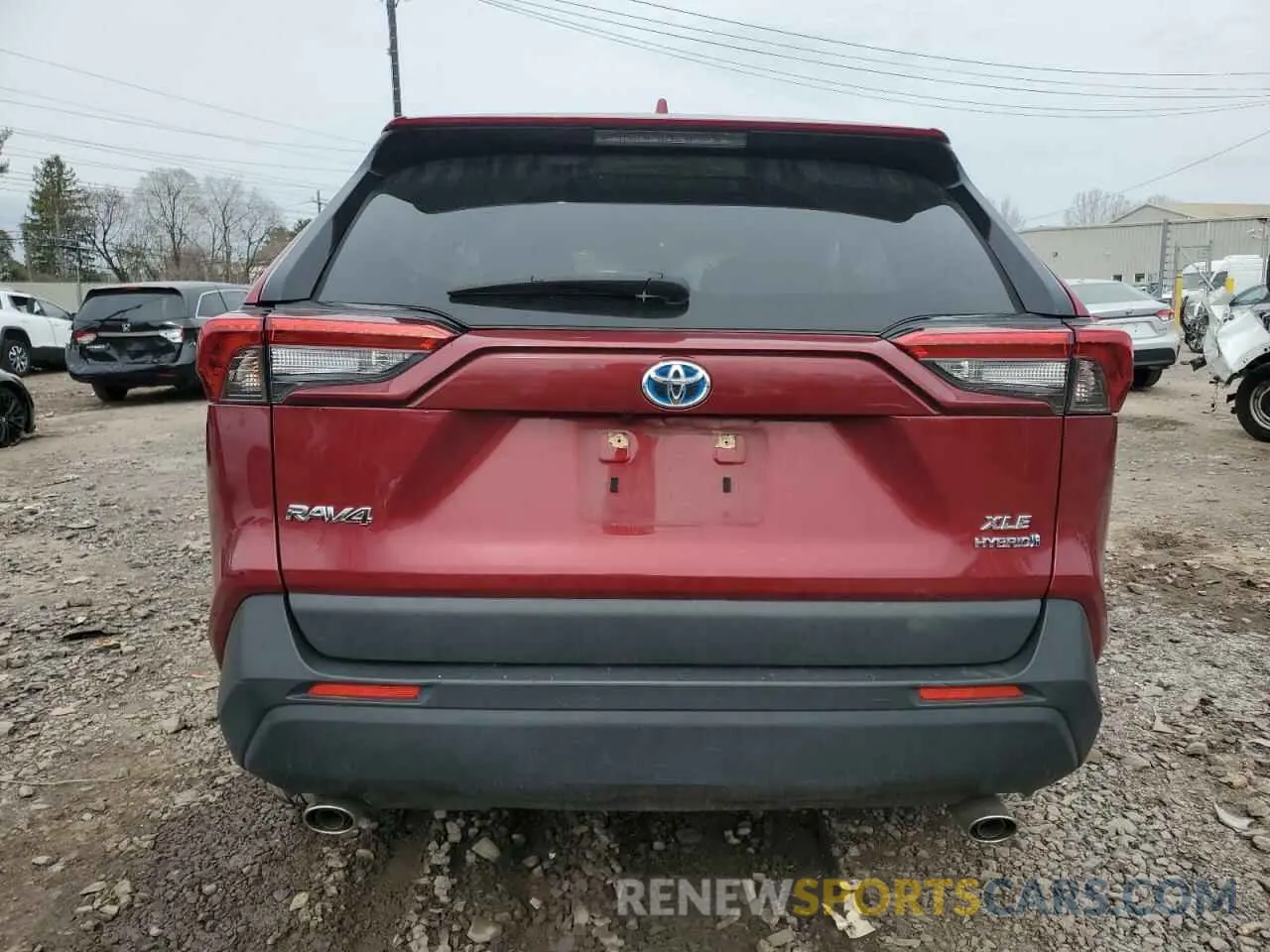 6 Photograph of a damaged car JTMRWRFV1LD057740 TOYOTA RAV4 2020